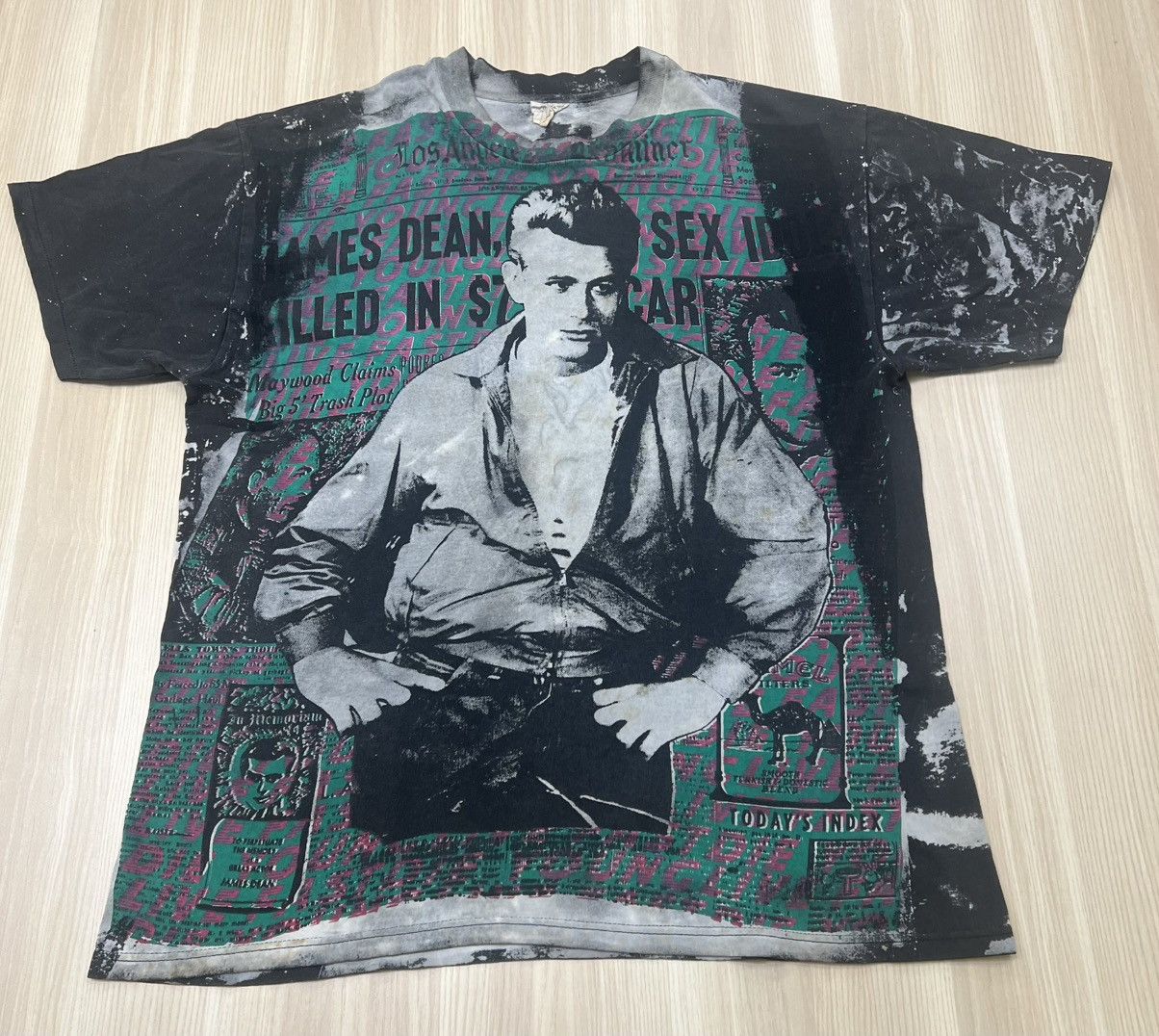 Band Tees Vintage James Dean by Mosquitohead Size US L / EU 52-54 / 3 - 3 Thumbnail