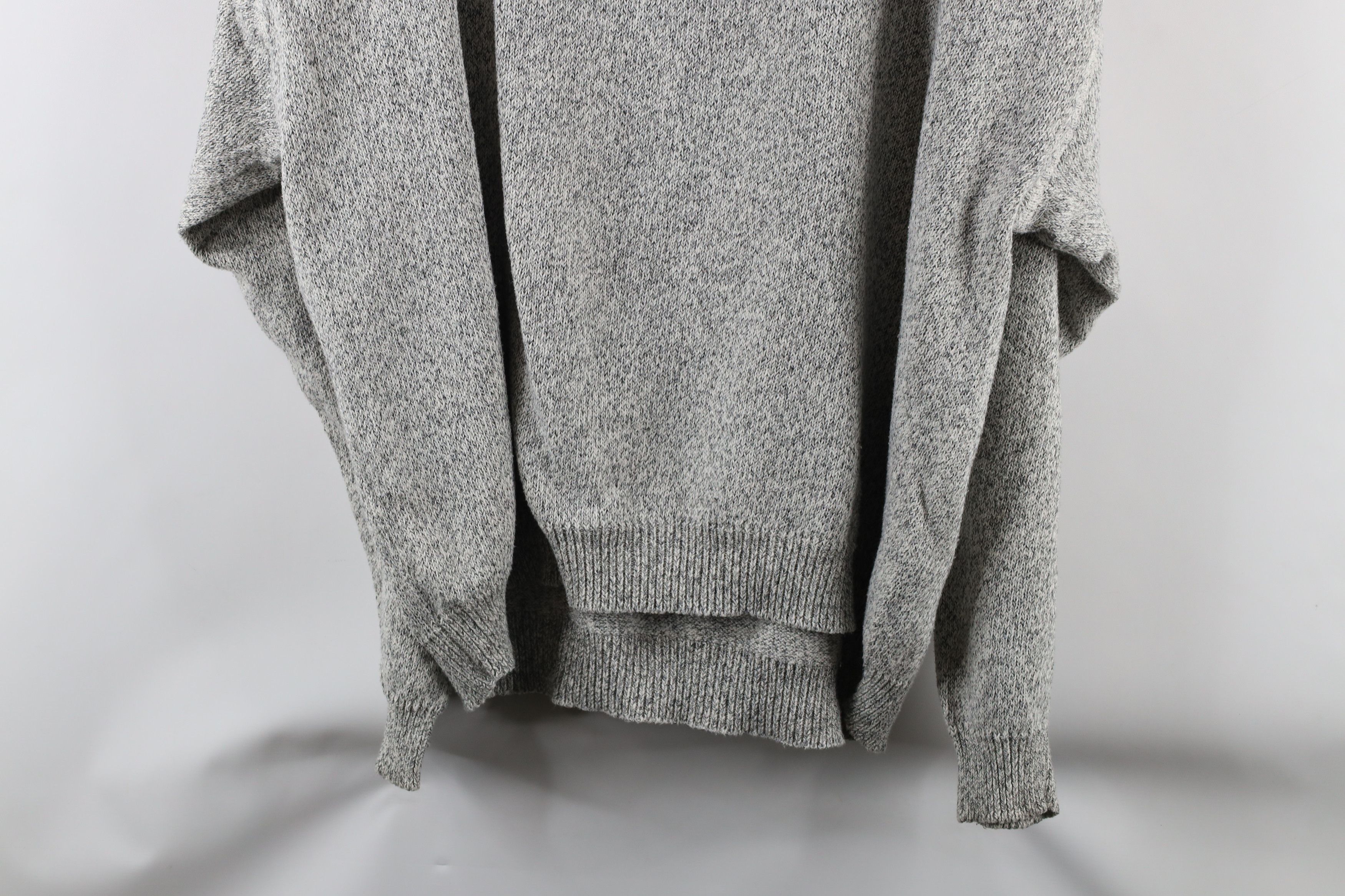 Vintage Vintage 90s Streetwear Knit Crewneck Sweater Heather Gray Size US XXL / EU 58 / 5 - 8 Thumbnail