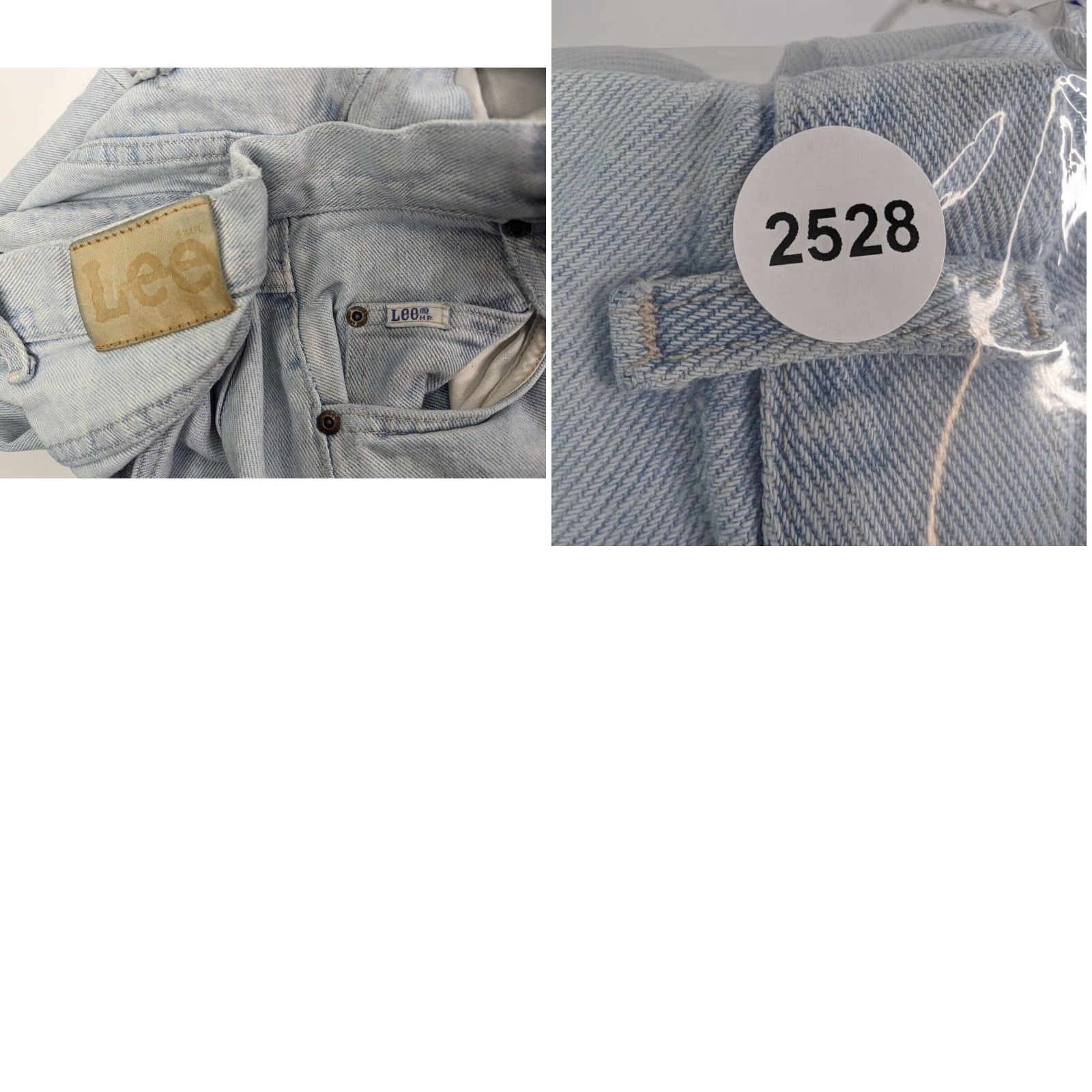 Lee VINTAGE Lee Jeans Denim Jeans Women's 18 Tapered Distressed Light Wash Blue 5-Pocket Boyfriend 5638 Size 40" / US 18 - 9 Thumbnail