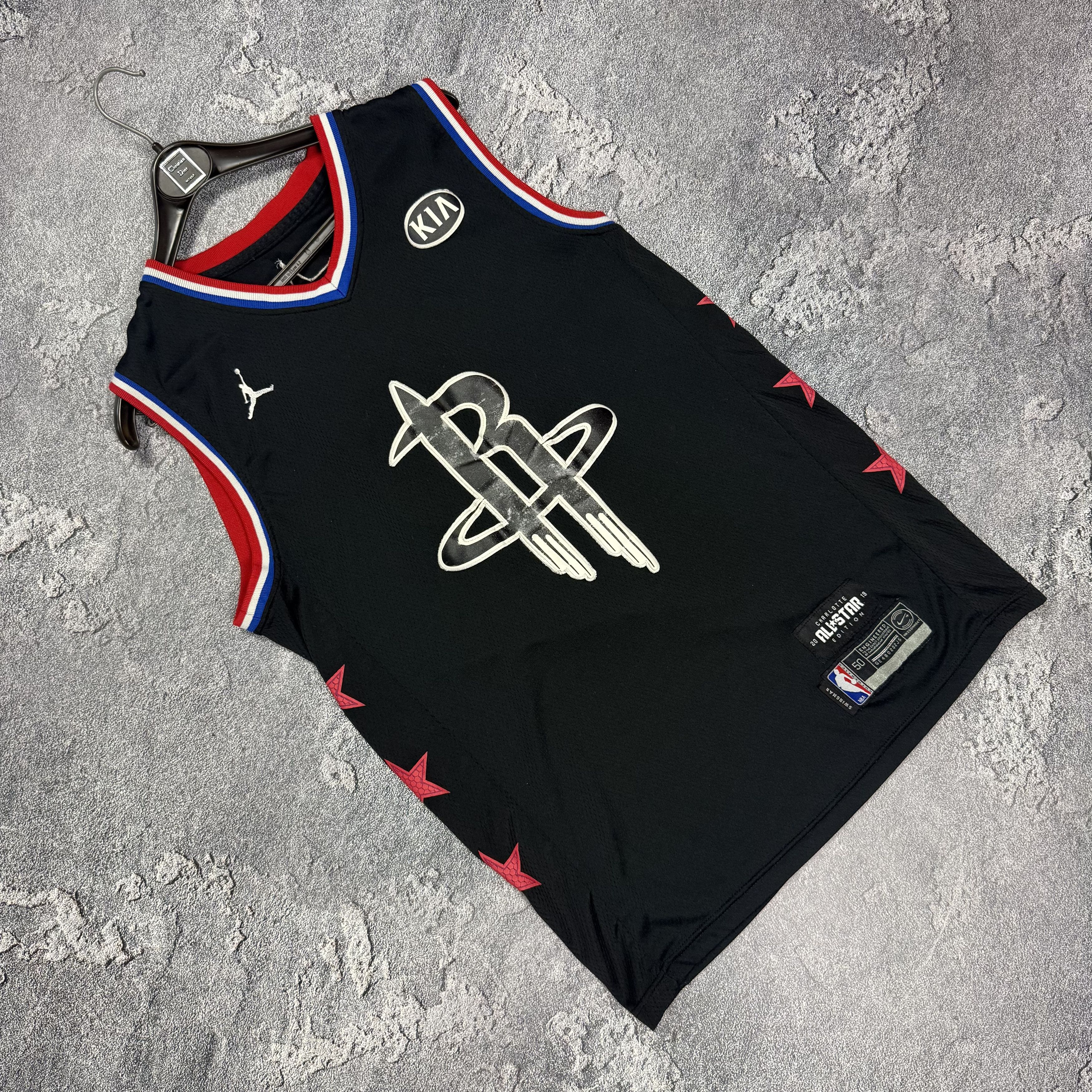 Jordan Brand Jordan James Harden 2019 All Star Rocket Jersey Men's Size M Size US M / EU 48-50 / 2 - 2 Thumbnail