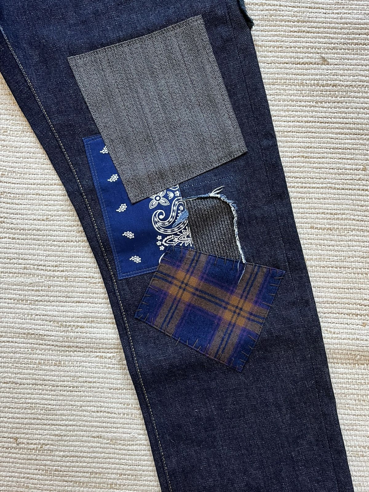 Junya Watanabe × Levi's AW19 Junya Watanabe MAN patchwork Levi’s Size US 30 / EU 46 - 3 Thumbnail