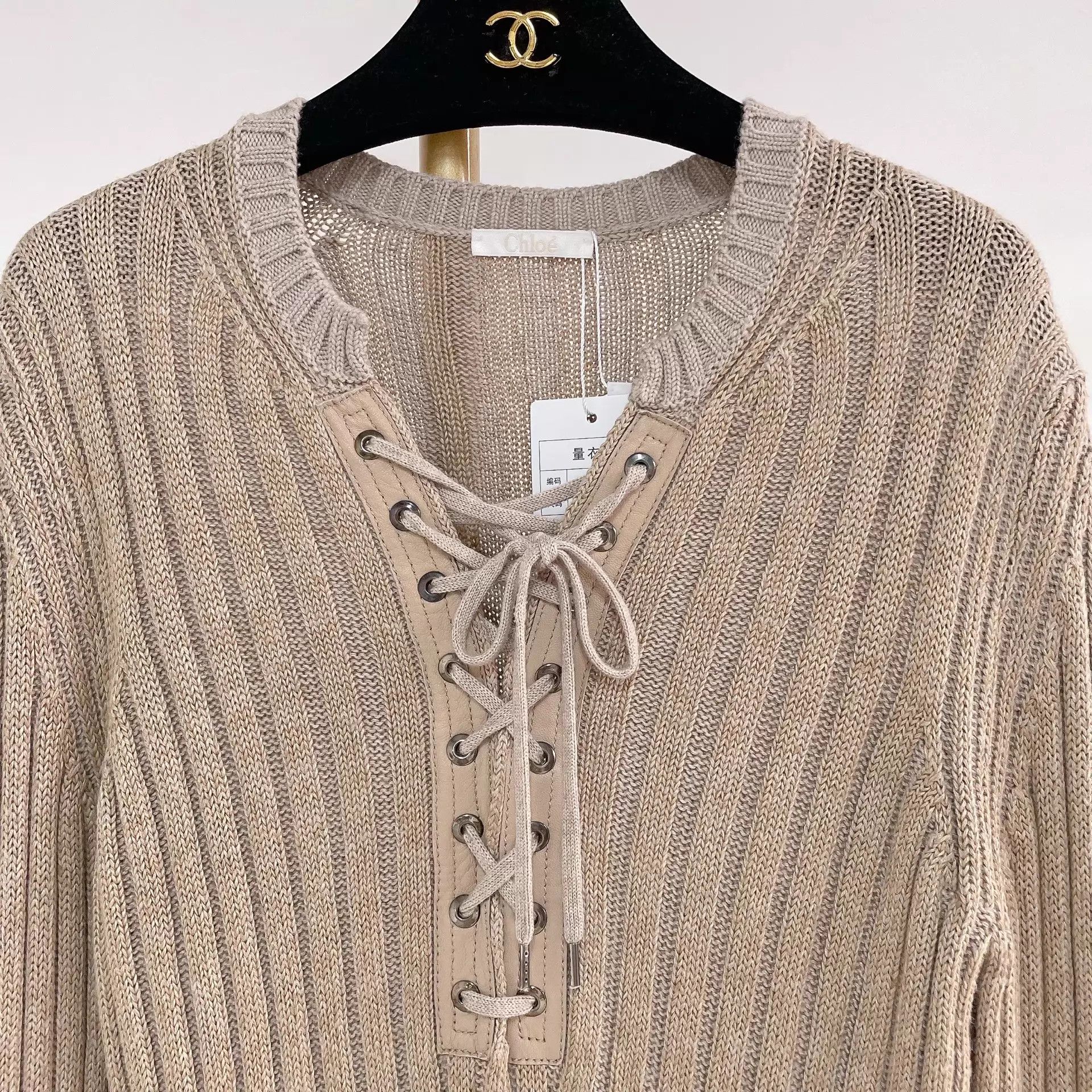 Chloe Chloe knit V-neck top M Size M / US 6-8 / IT 42-44 - 3 Thumbnail