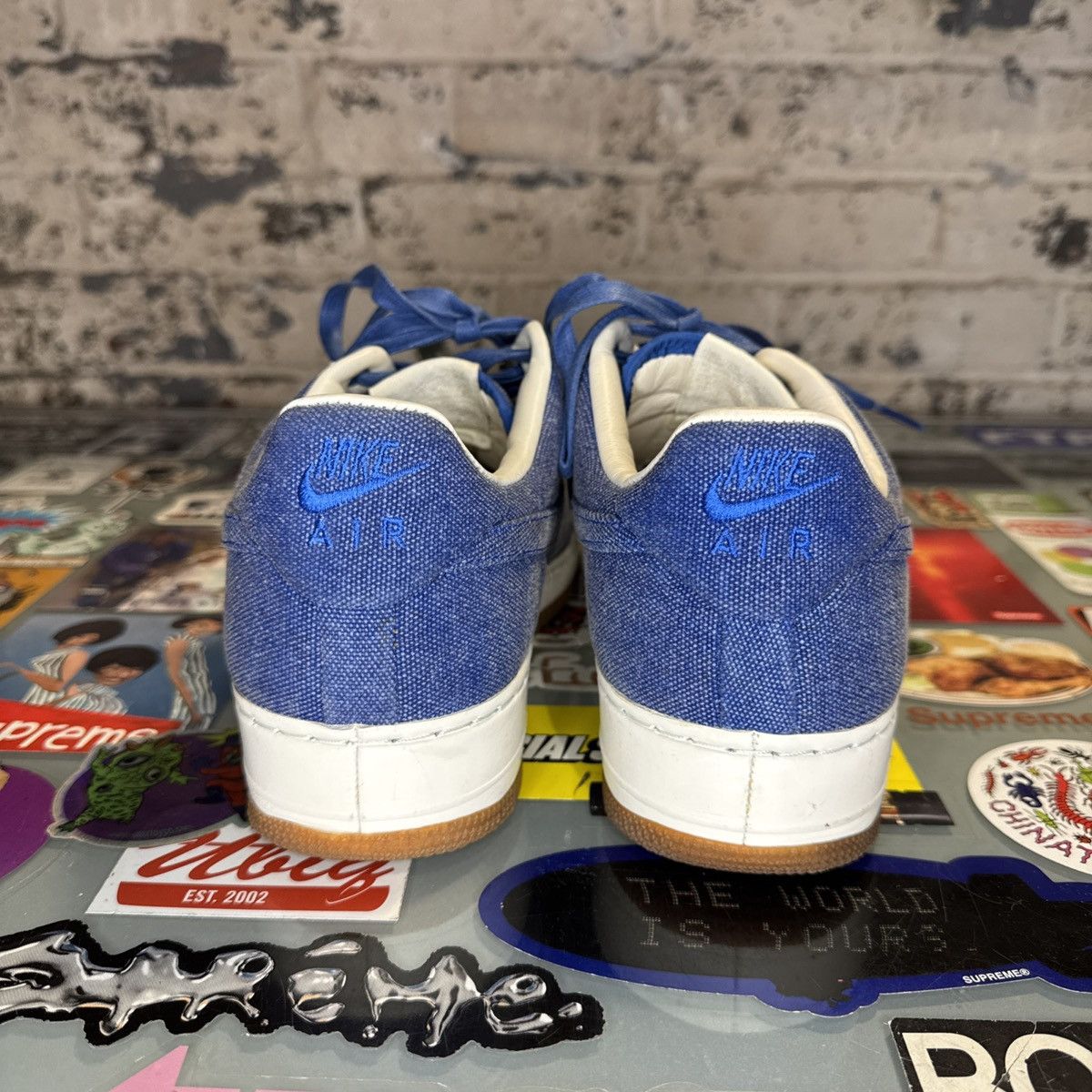 Nike Nike Air Force 1 SPRM 07 Low Classic Blue Denim Sz. 9.5 Size US 9.5 / EU 42-43 - 2 Thumbnail