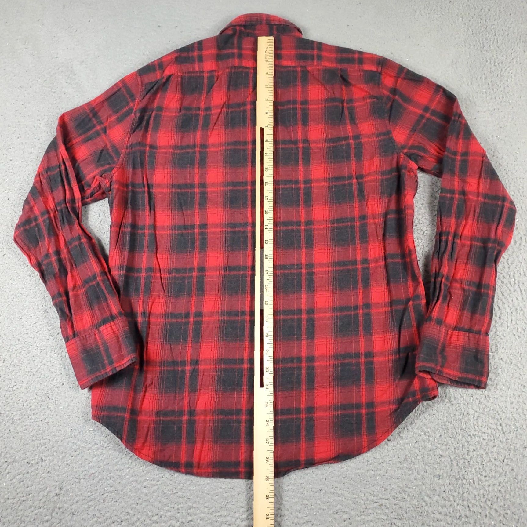 Abercrombie & Fitch Abercrombie & Fitch Shirt Mens Medium Red Plaid Button-Up Long Sleeve Size US M / EU 48-50 / 2 - 3 Thumbnail
