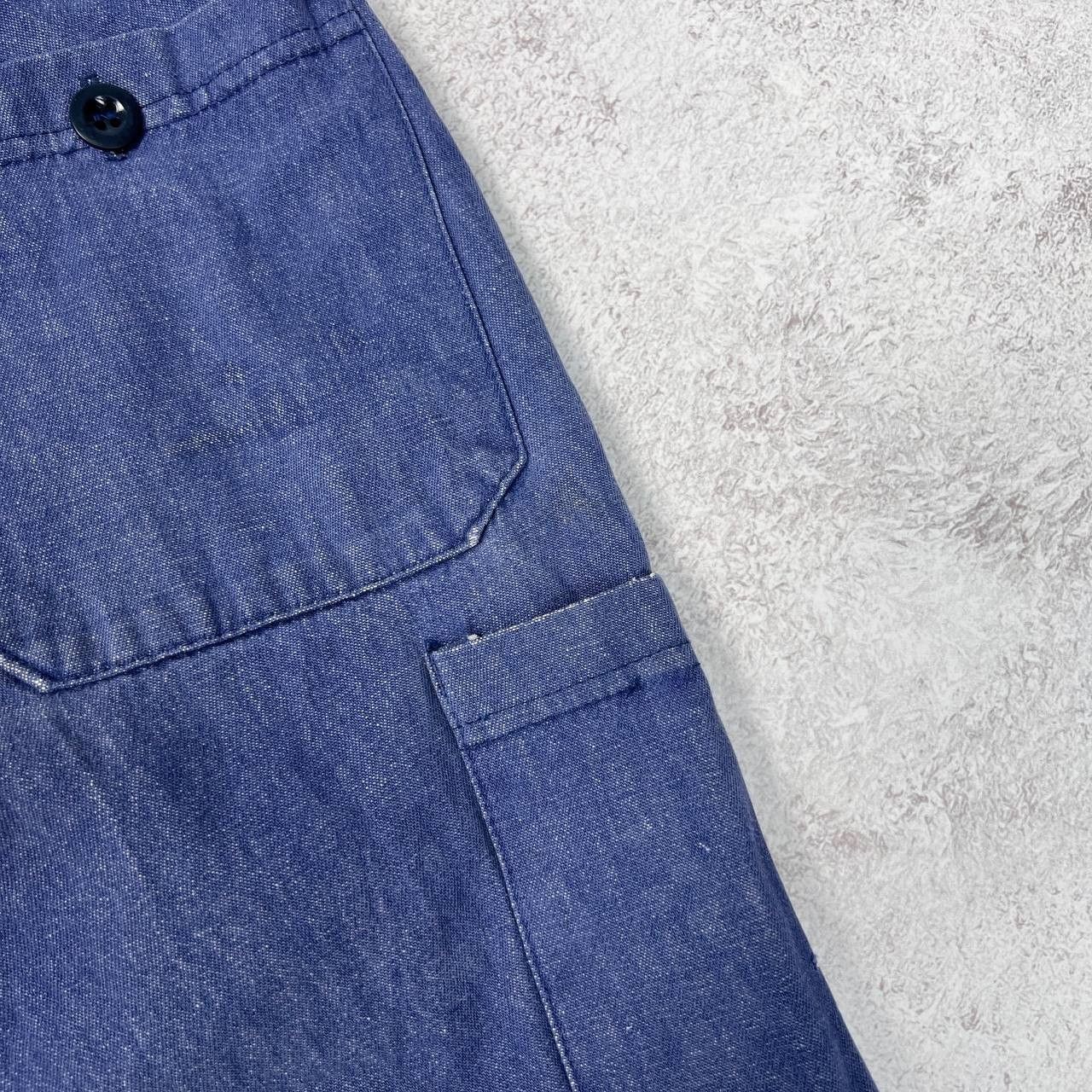Le Laboureur Vintage 80s French Workwear Faded Sanfor Pants Size US 38 / EU 54 - 14 Thumbnail
