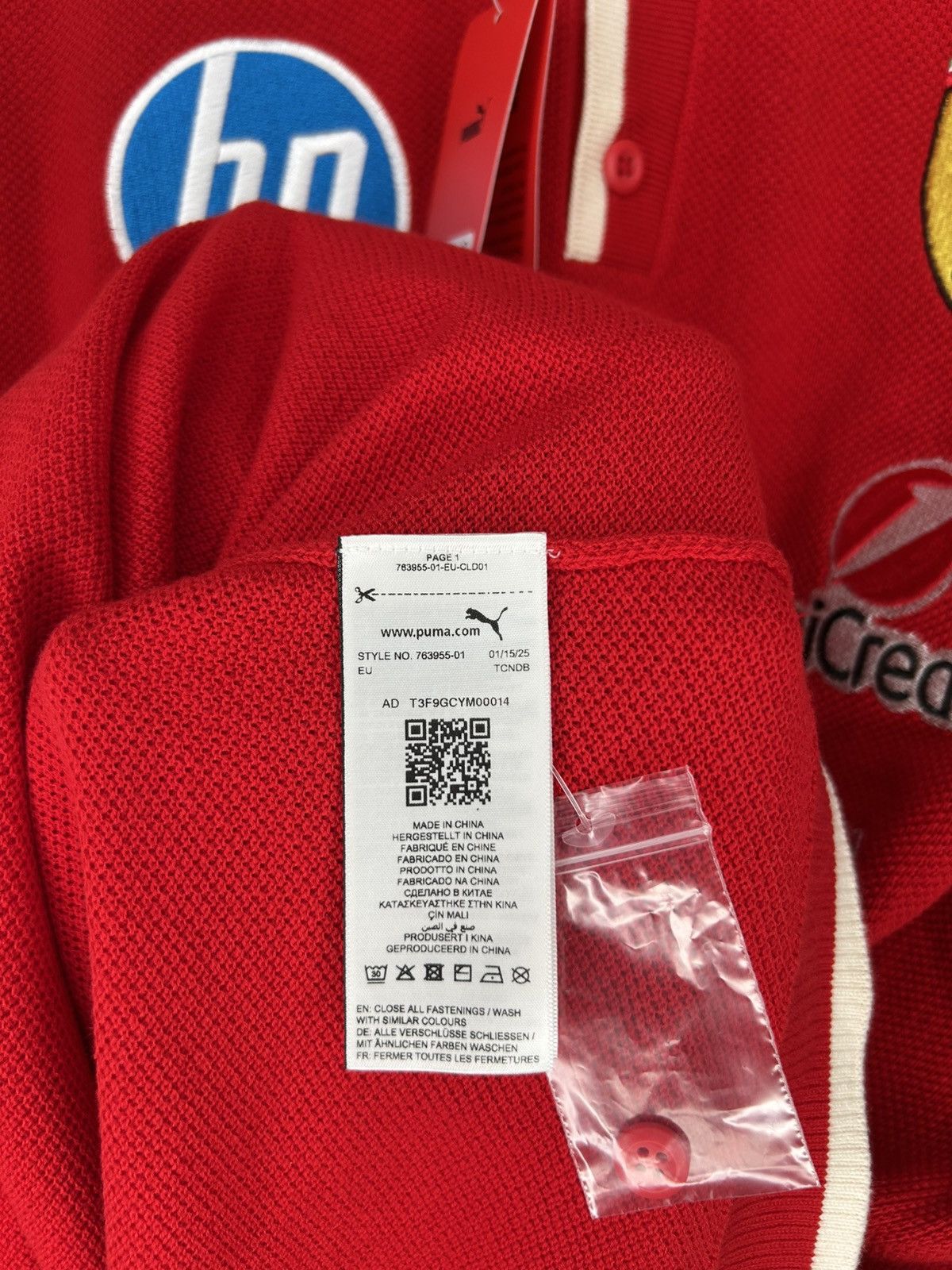 Ferrari × Puma Puma Ferrari Scuderia Knit Polo Shirt Size US XXL / EU 58 / 5 - 20 Thumbnail