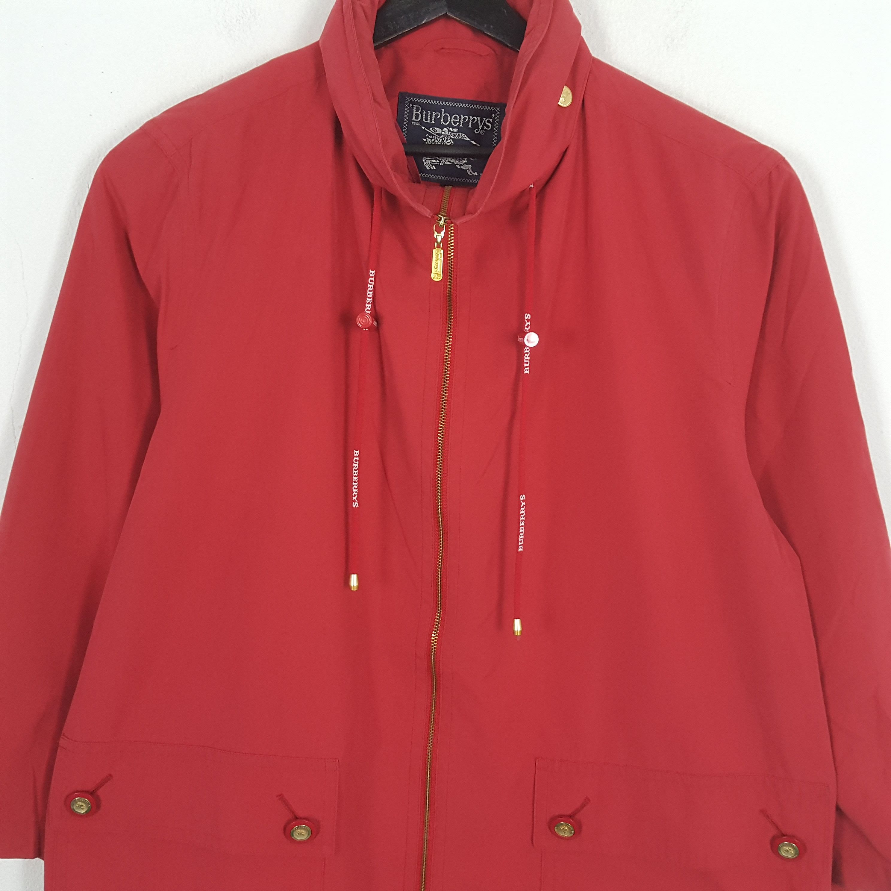 Burberry × Vintage BURBERRYS Fashion Brand Custom Art Jacket Size US L / EU 52-54 / 3 - 4 Thumbnail