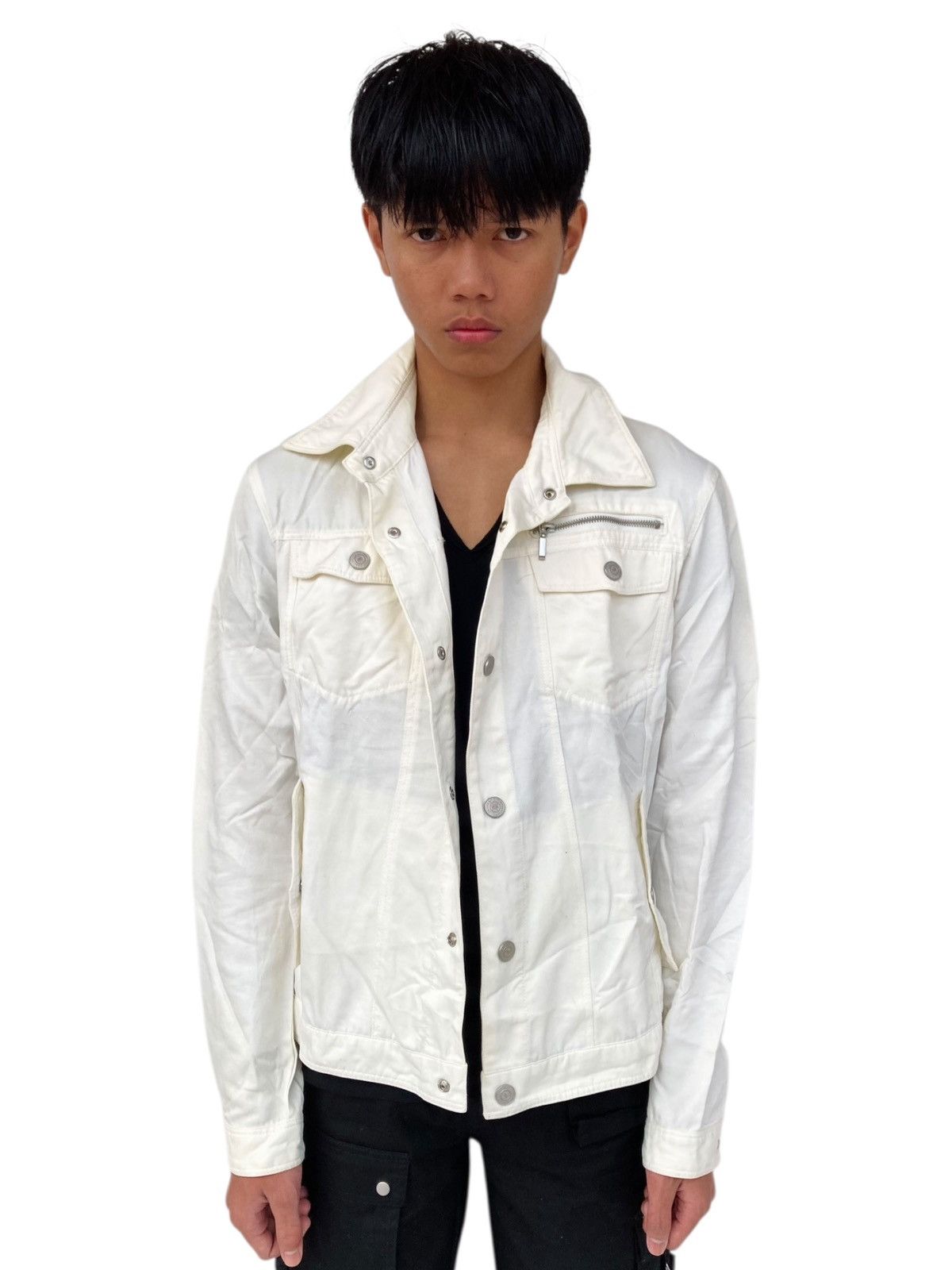If Six Was Nine 2000s Tornado Mart - Work Denim Jacket Size US M / EU 48-50 / 2 - 5 Thumbnail