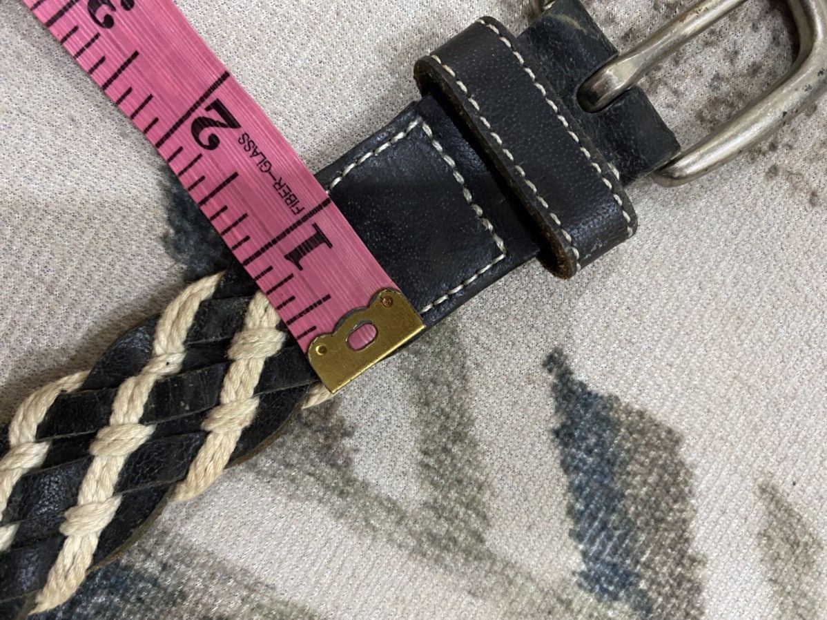 Japanese Brand Japanese Brand Braided Leather Buckle Belt Size ONE SIZE - 7 Thumbnail