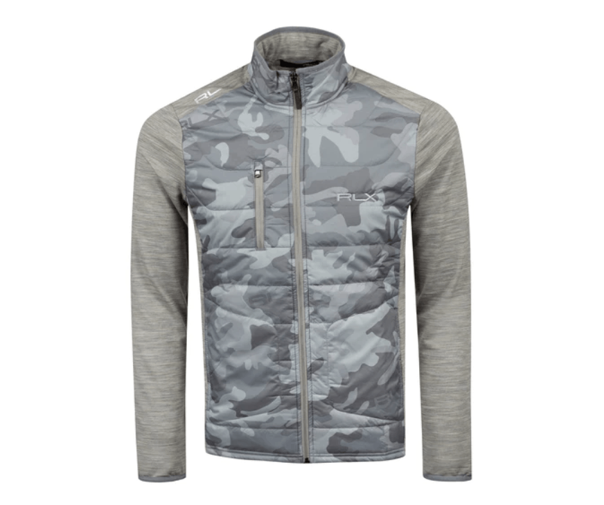 image of Polo Ralph Lauren Rlx Ralph Laurent Cool Wool Camo Golf Jacket Grey ( M ), Men's (Size Medium)