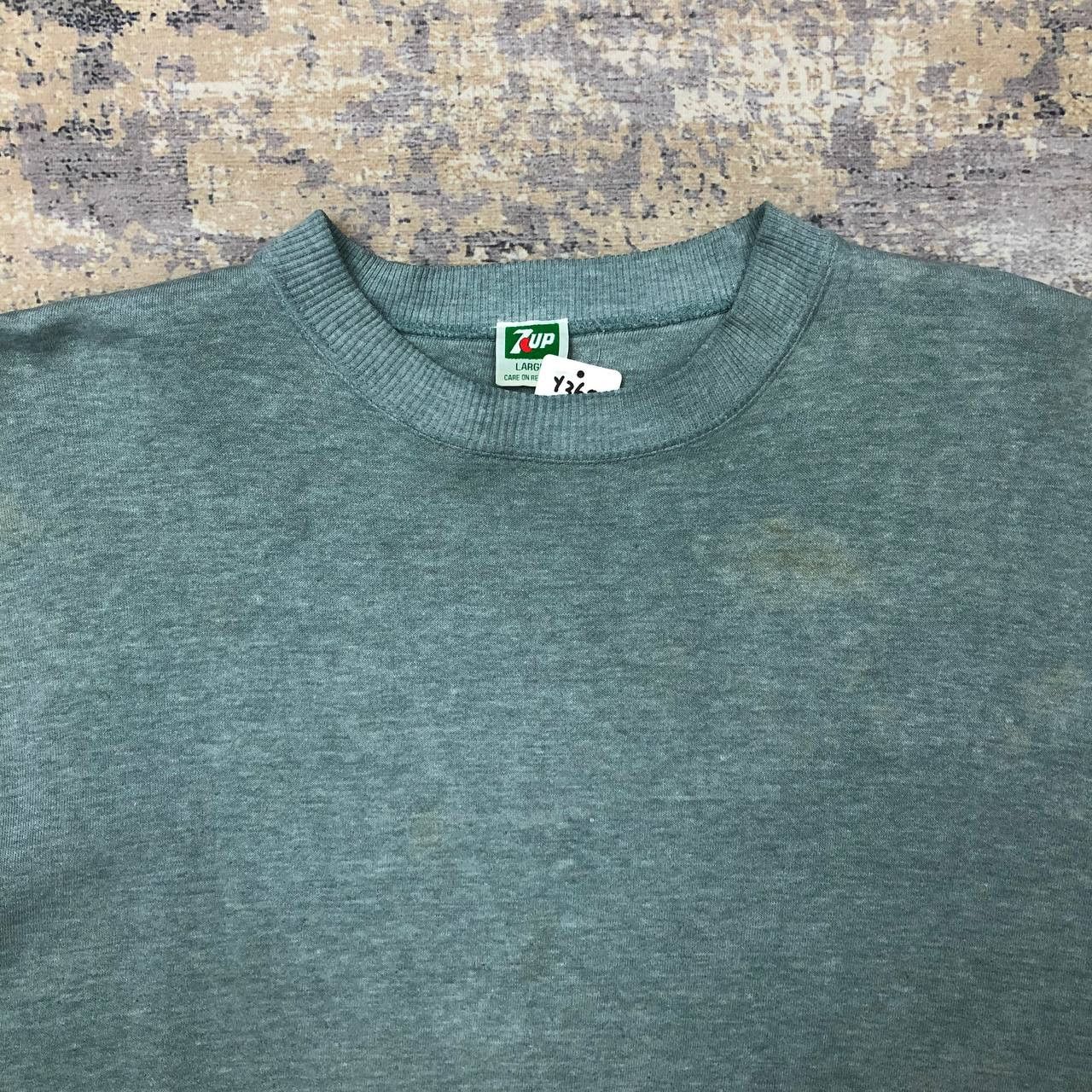 Vintage Y360 VTG SUN FADED DISTRESSED AMERICAN TASTE 7UP SWEATSHIRT Size US L / EU 52-54 / 3 - 5 Thumbnail