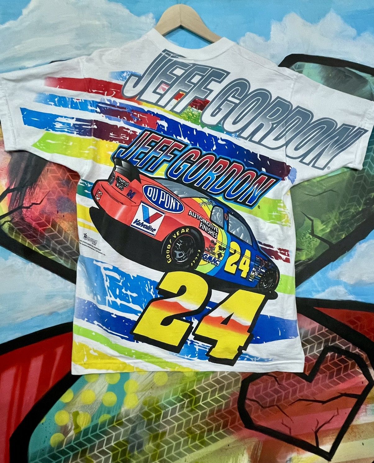 Fruit Of The Loom Vintage Jeff Gordon 1995 Winston Cup Champion Size M Size US M / EU 48-50 / 2 - 2 Thumbnail