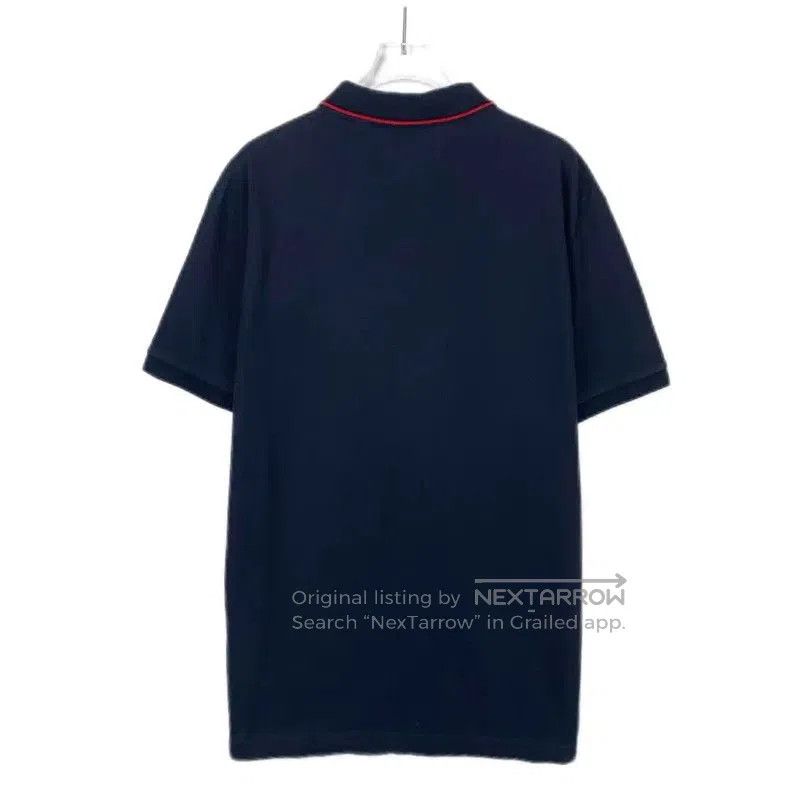 Burberry Burberry Classic Navy Cotton Men's Polo Shirt. Size US XL / EU 56 / 4 - 2 Thumbnail