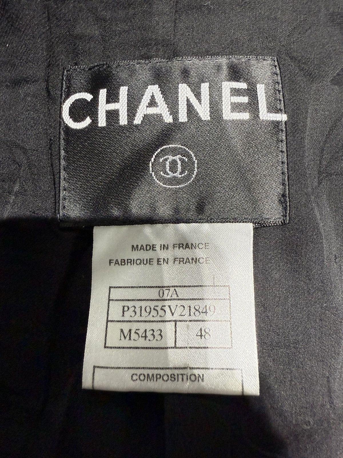Chanel CHANEL Fall 2007 07A Cashmere Houndstooth Tweed Jacket Size US M / EU 48-50 / 2 - 9 Thumbnail