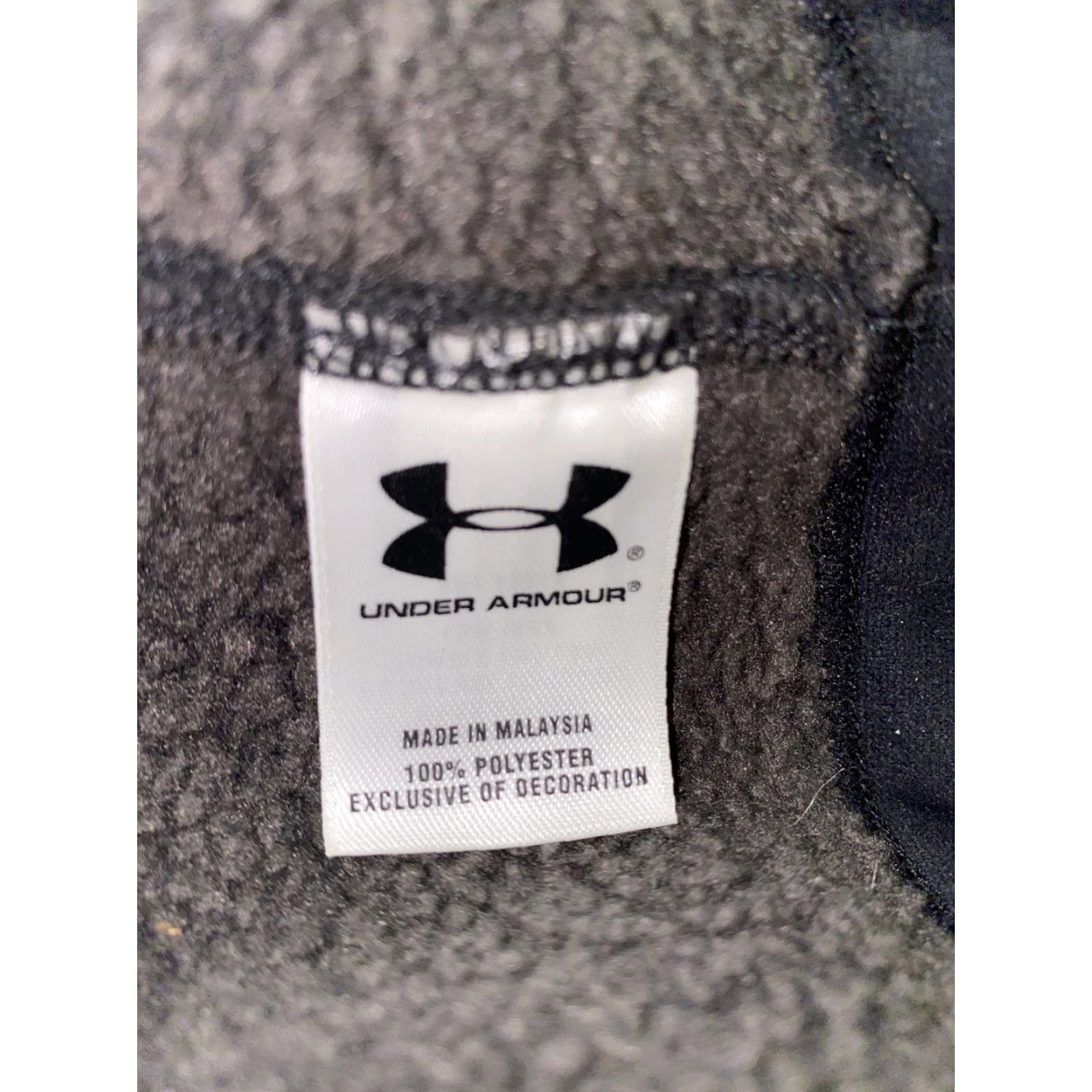 Under Armour Under Armour Jacket Women 1/2 Zip Black Fleece Lined Size L Regular Fall Winter Pullover 22 In Armpit Size L / US 10 / IT 46 - 5 Thumbnail