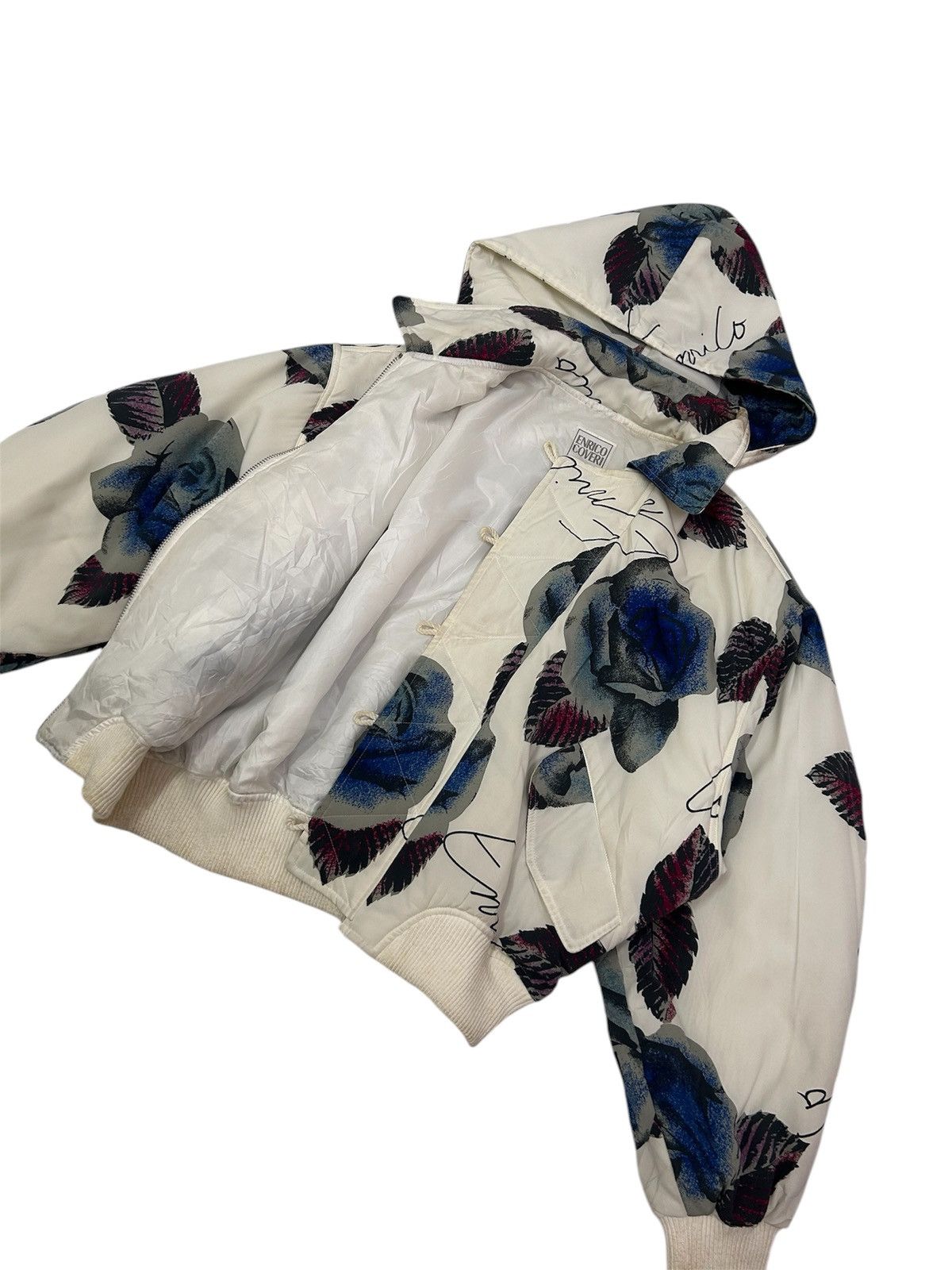 Designer × Enrico Coveri Vintage ENRICO COVERI Sport Blossom Full Zipper Jacket Size US M / EU 48-50 / 2 - 3 Thumbnail