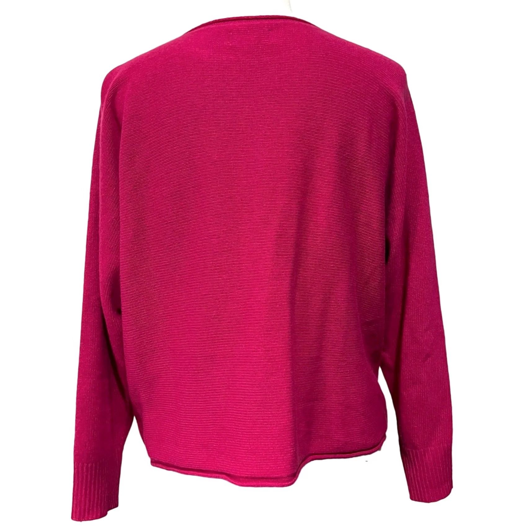 Vintage Bianco & Blu Sweater Women’s Wool Blend Pink Pullover Small Made in Italy Size S Size S / US 4 / IT 40 - 5 Thumbnail