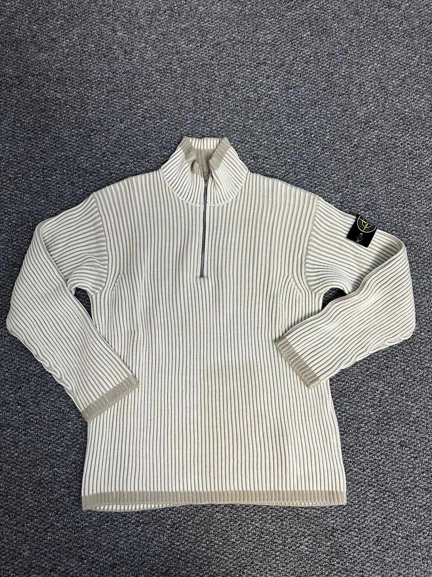 Stone Island Half-Zip Wool Sweater
