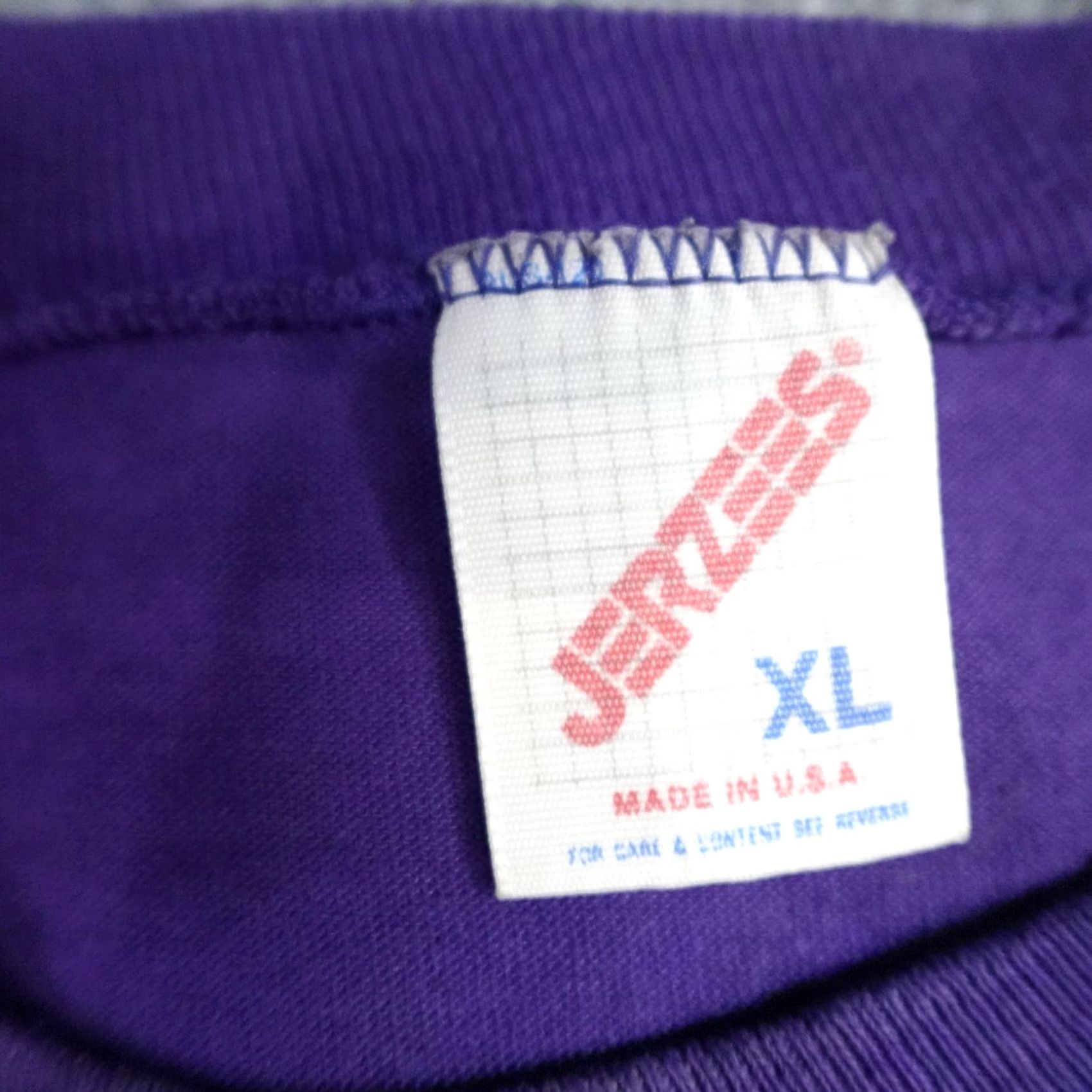 Vintage VINTAGE USA Made Progressive Providers Network T-Shirt L Men Purple Short Sleeve Crew Neck Graphic 1990s Size US L / EU 52-54 / 3 - 3 Thumbnail
