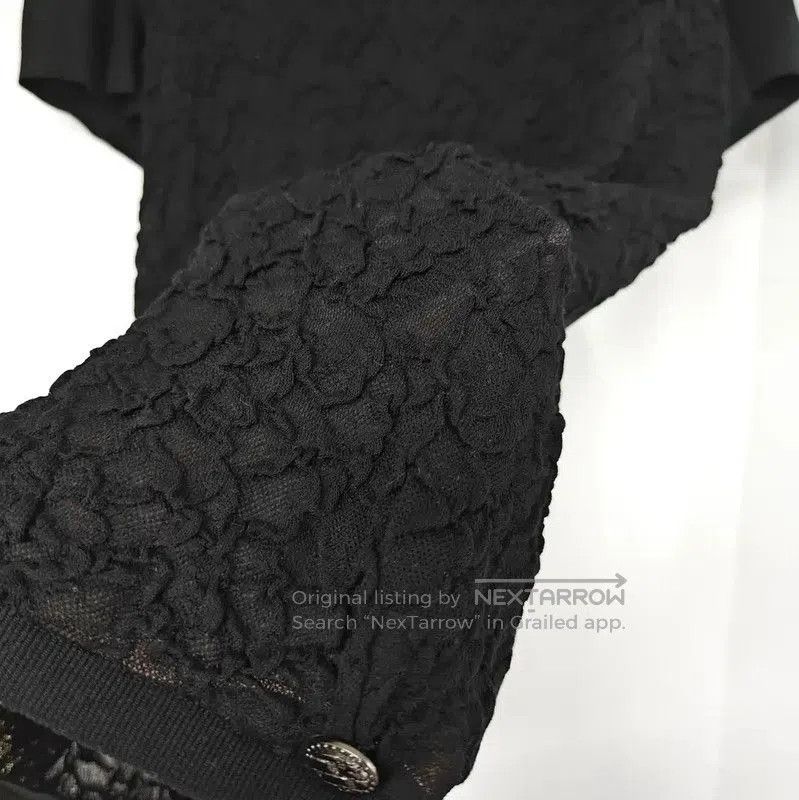 Chanel Chanel Black Wool Short Sleeve T-Shirt . Size M / US 6-8 / IT 42-44 - 7 Thumbnail