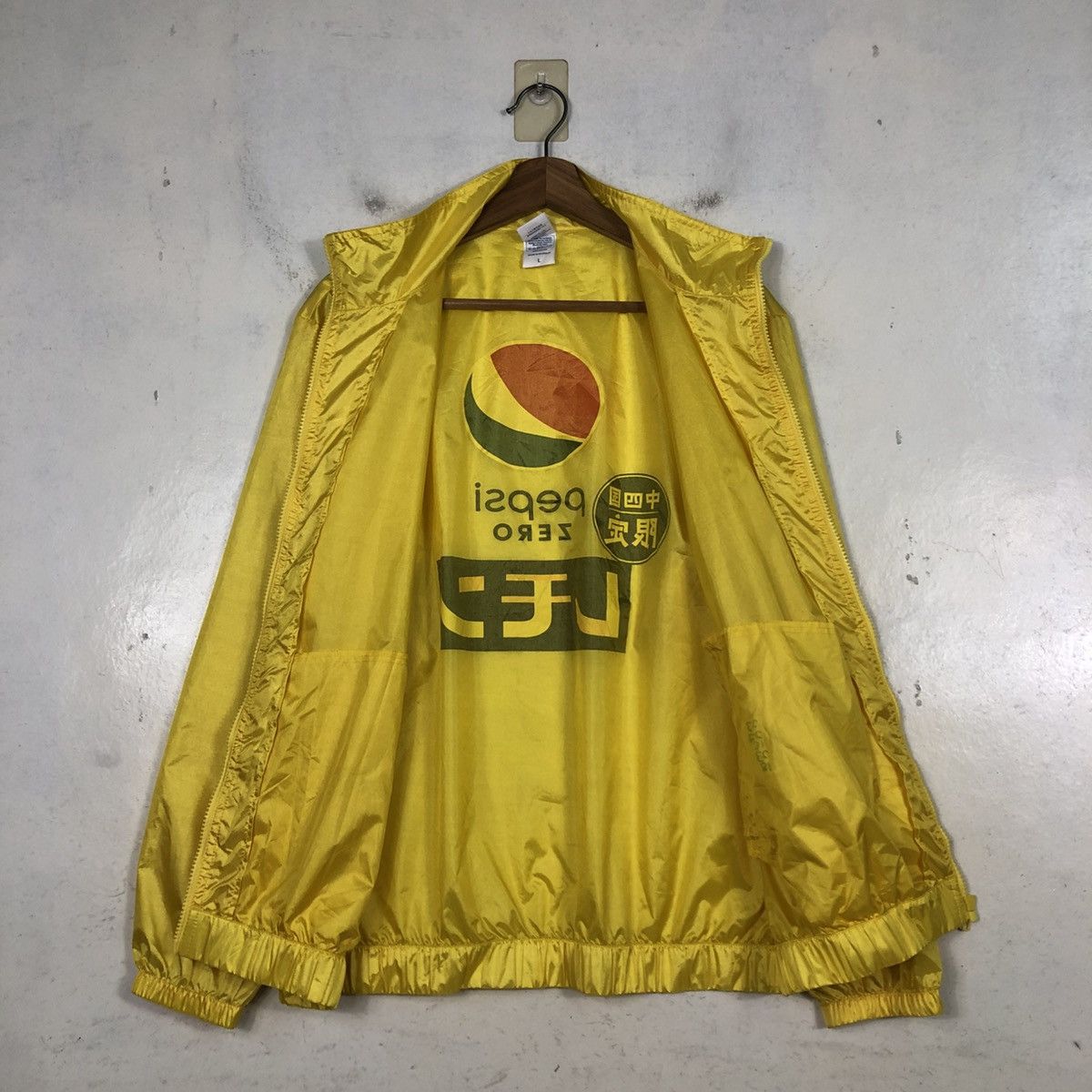 Japanese Brand 📌Vintage Satin Bomber Jacket Pepsi Zero Big Logo Size US L / EU 52-54 / 3 - 16 Thumbnail