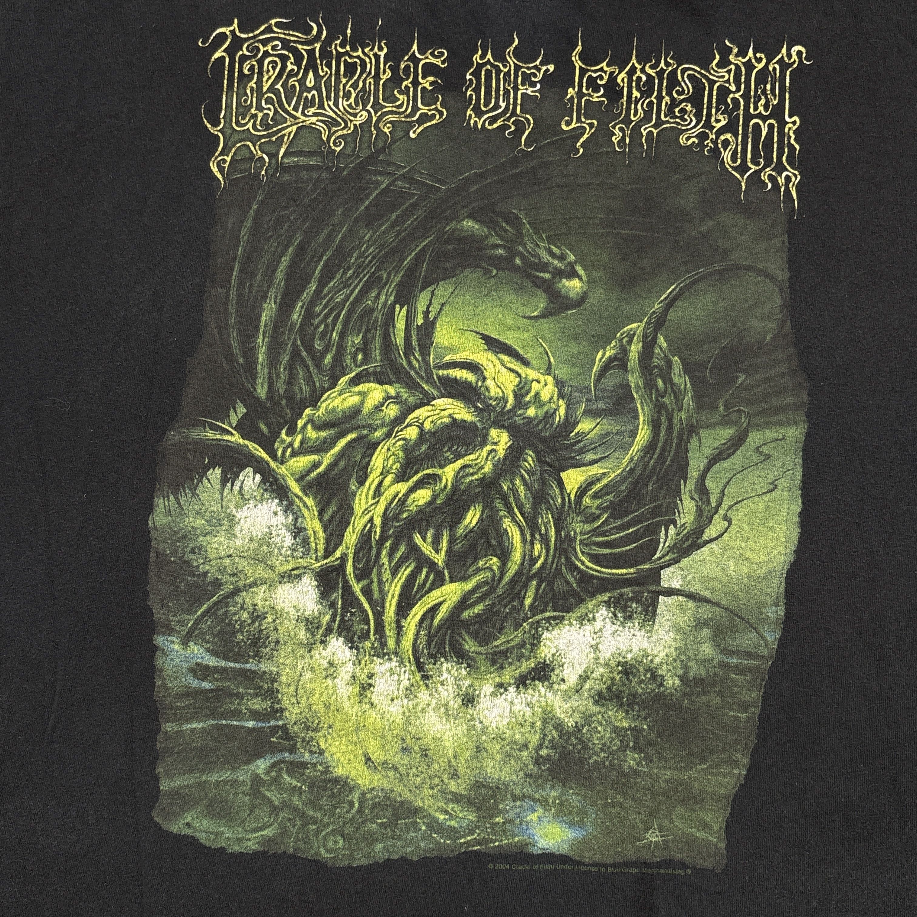 Band Tees Vintage Cradle Of Filth Shirt 00s Tour Black Metal Band Tee Size US XXL / EU 58 / 5 - 4 Thumbnail
