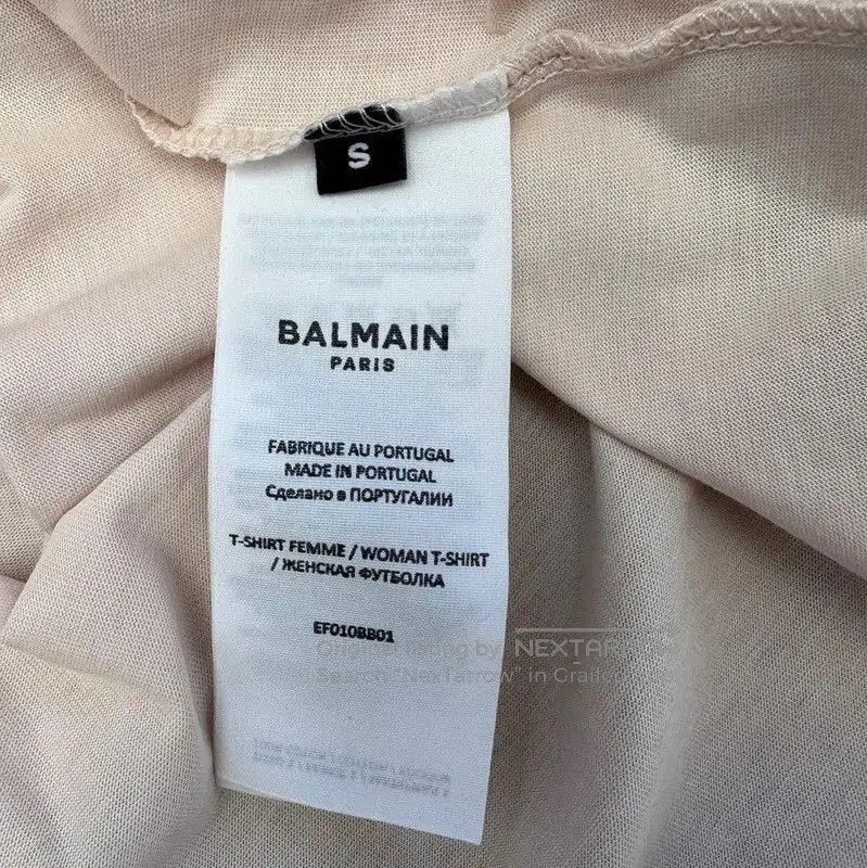 Balmain Balmain Pink Women's T-Shirt . Size M / US 6-8 / IT 42-44 - 6 Thumbnail
