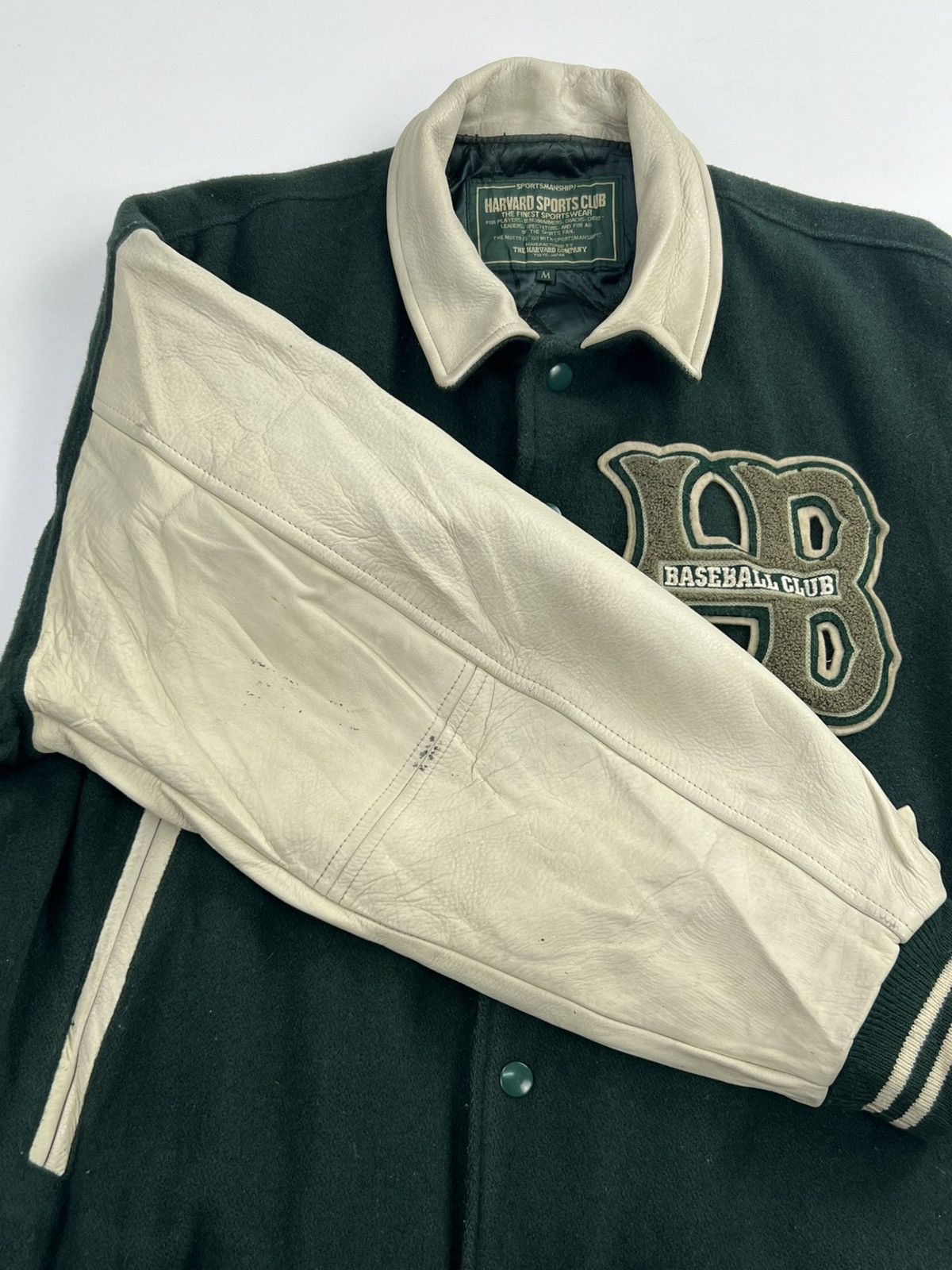 Japanese Brand VINTAGE HAVARD SPORTS CLUB VARSITY JACKET Size US M / EU 48-50 / 2 - 18 Thumbnail