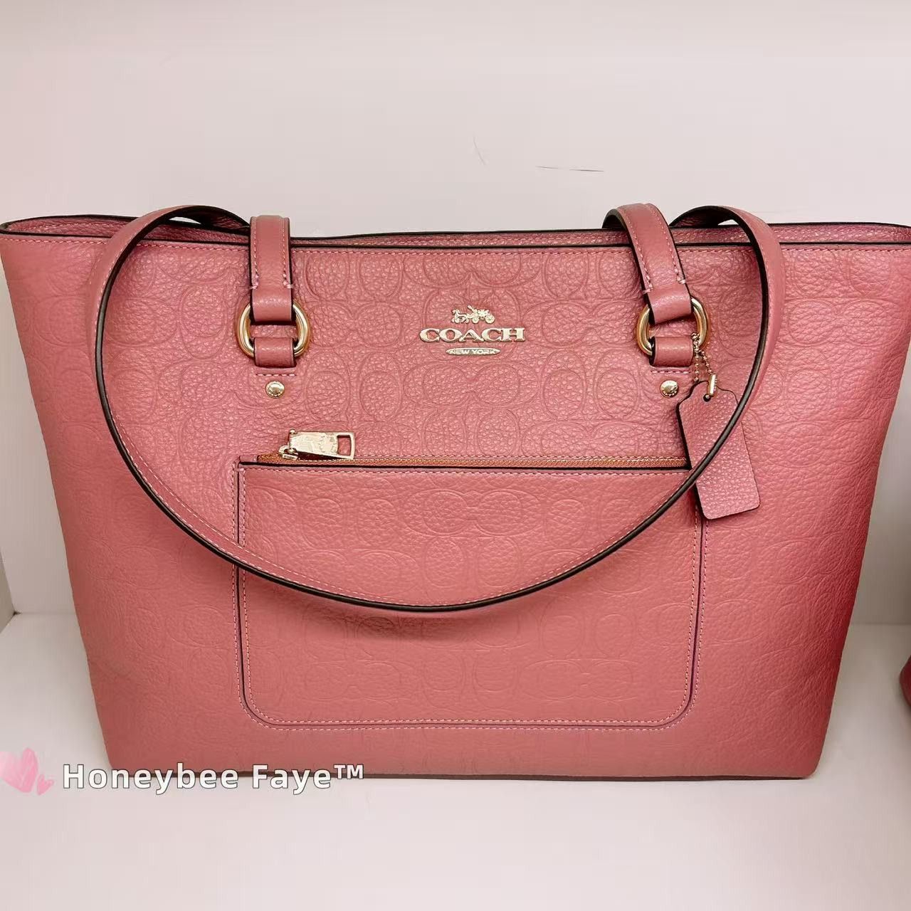 Coach Station Tote Bag In Signature Leather CDL99 Size ONE SIZE - 4 Thumbnail