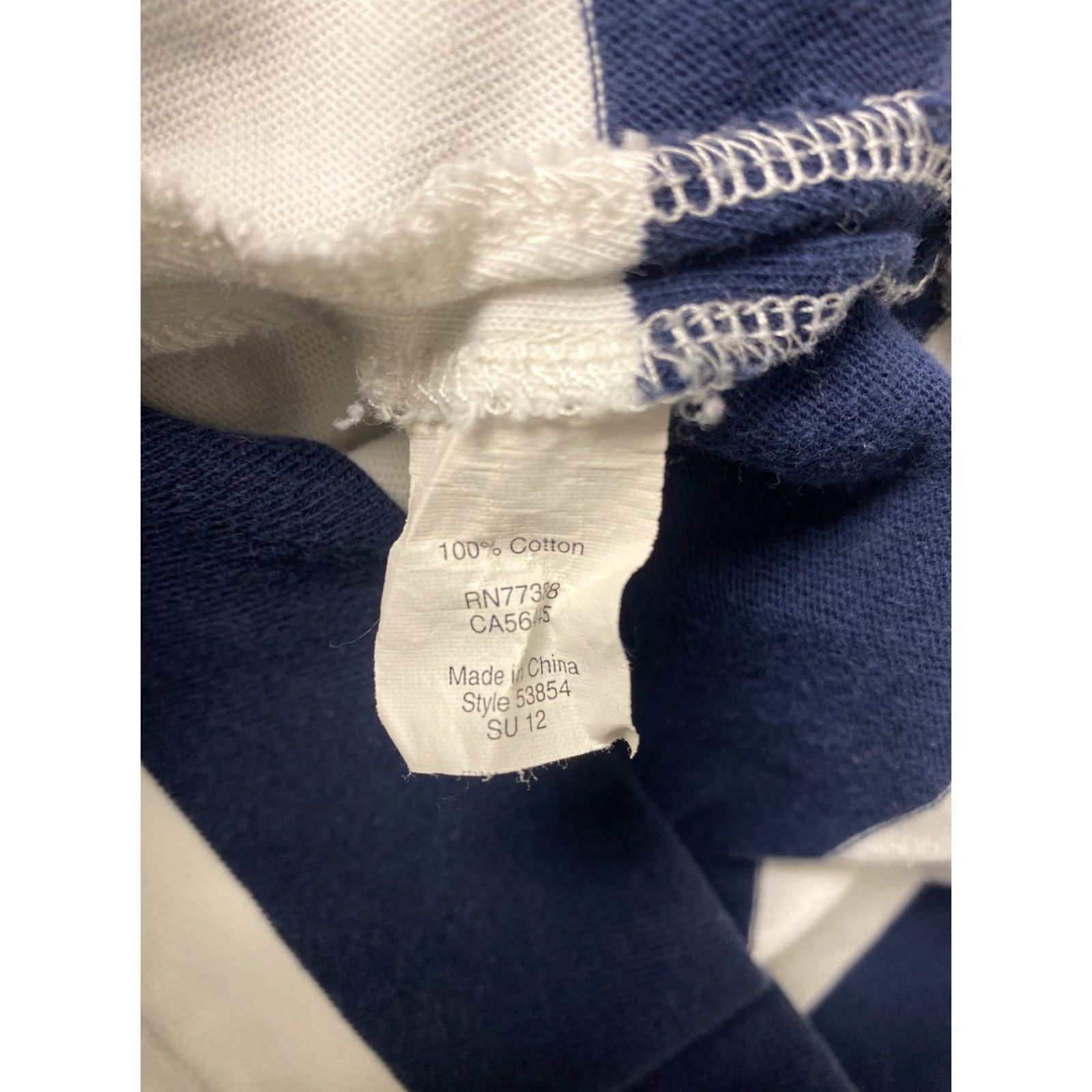 J.Crew J.CREW Dress Womens Small Navy White Stripe Tee Shirt Cotton Knit /106-20 Size S / US 4 / IT 40 - 8 Thumbnail
