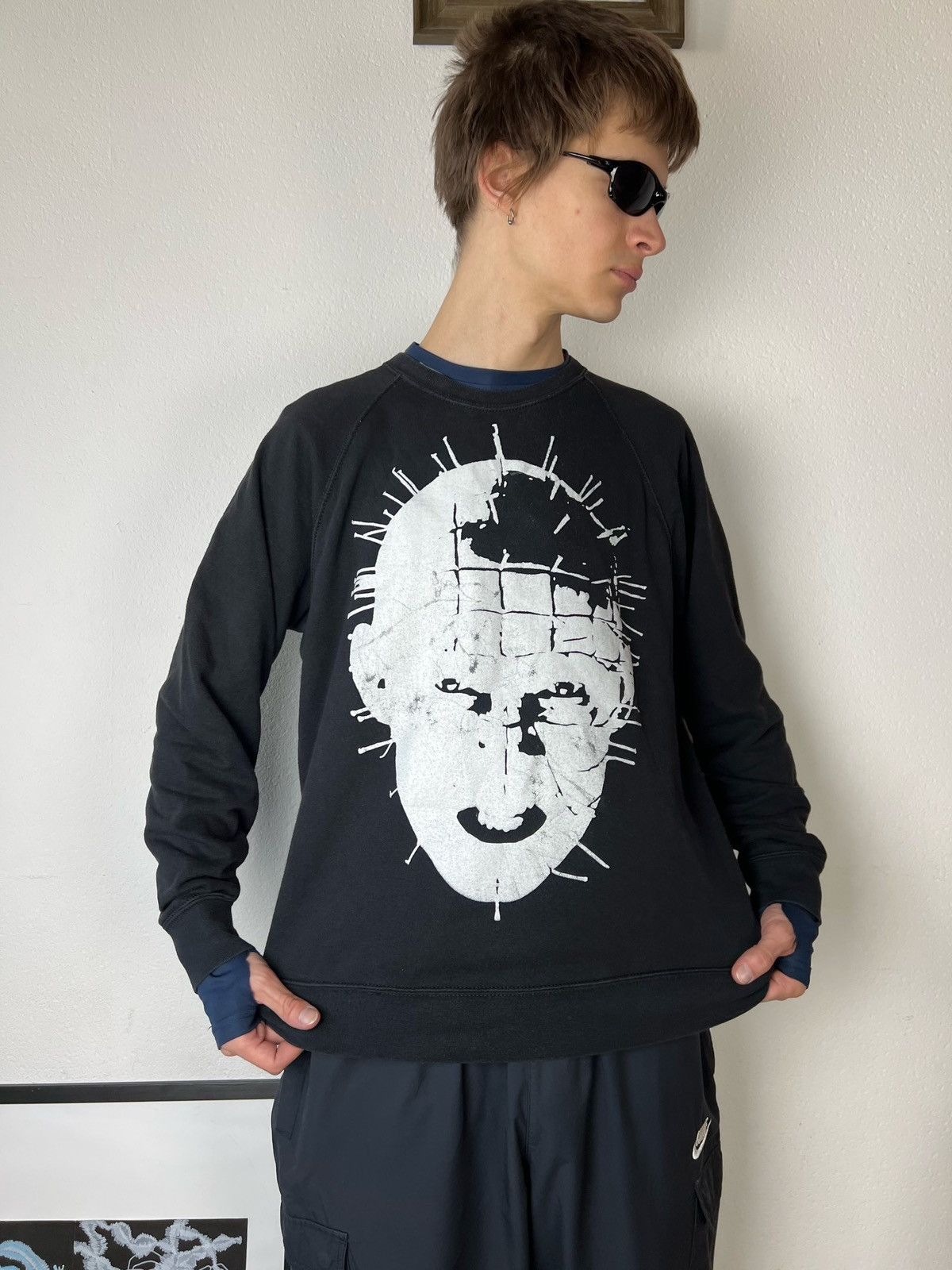 Expert Horror × Hellrazor Hellraiser sweatshirt vintage Size US M / EU 48-50 / 2 - 6 Thumbnail