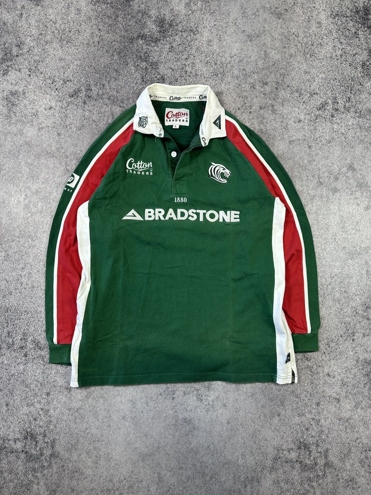 Cotton Traders Cotton Traders Leicester Tigers Rugby Jersey Sportswear L Size US L / EU 52-54 / 3 - 1 Thumbnail