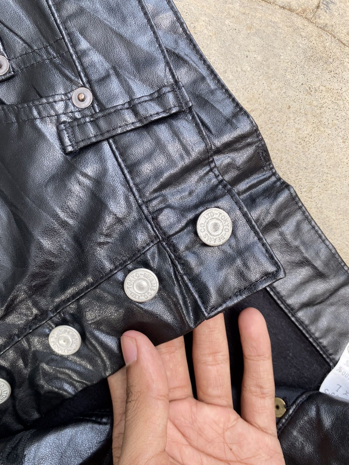 Beams Plus Beams Leather Pants Size US 31 - 6 Thumbnail