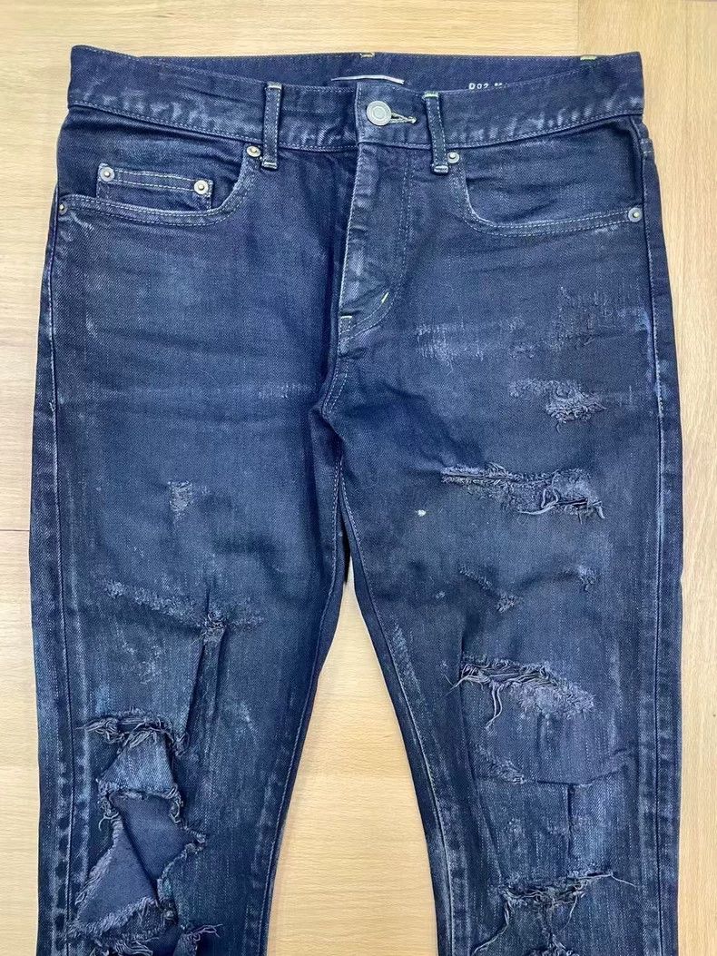 Saint Laurent Paris Saint laurent paris Manual destruction jeans 2506-Nextarrow Size US 29 - 3 Thumbnail