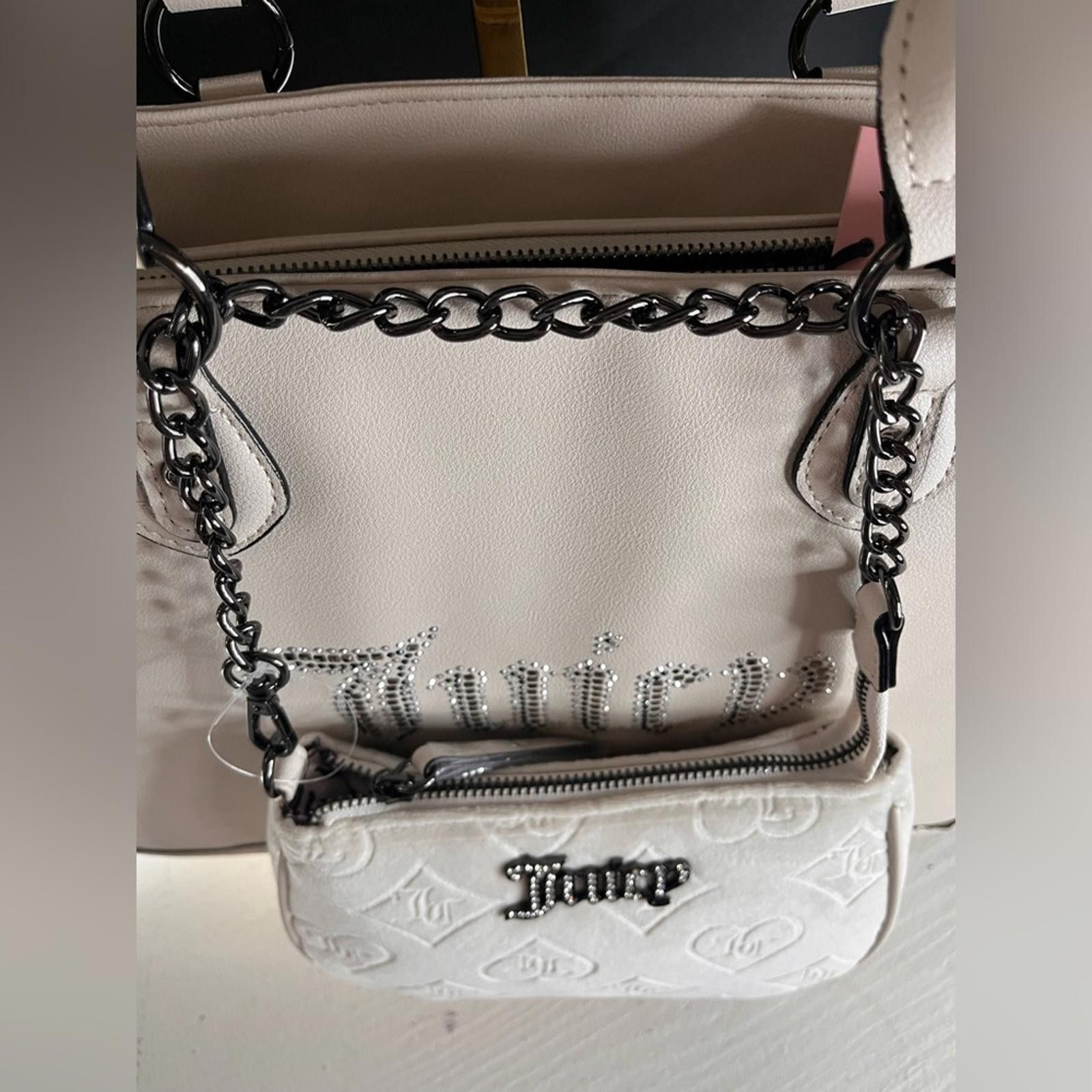 Juicy Couture Juicy Couture Two In One Tote Shoulder Bag Purse Set NWT Size ONE SIZE - 4 Thumbnail