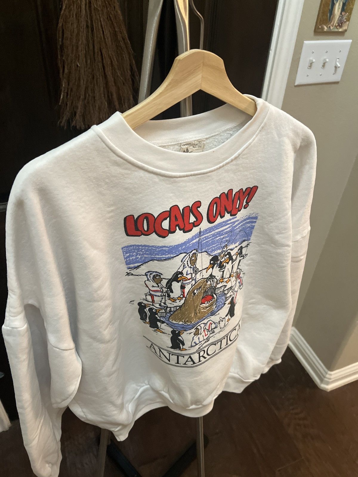 Vintage Antártica Graphic Sweatshirt Size US S / EU 44-46 / 1 - 2 Thumbnail