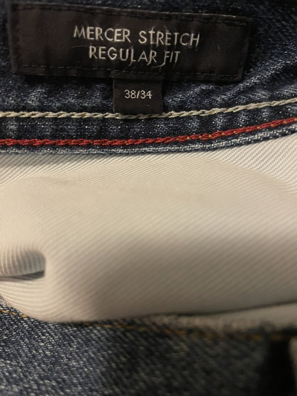 Tommy Hilfiger Tommy Hilfiger Mercer Jeans Dark Wash Straight Leg 38/34 Size US 38 / EU 54 - 15 Thumbnail