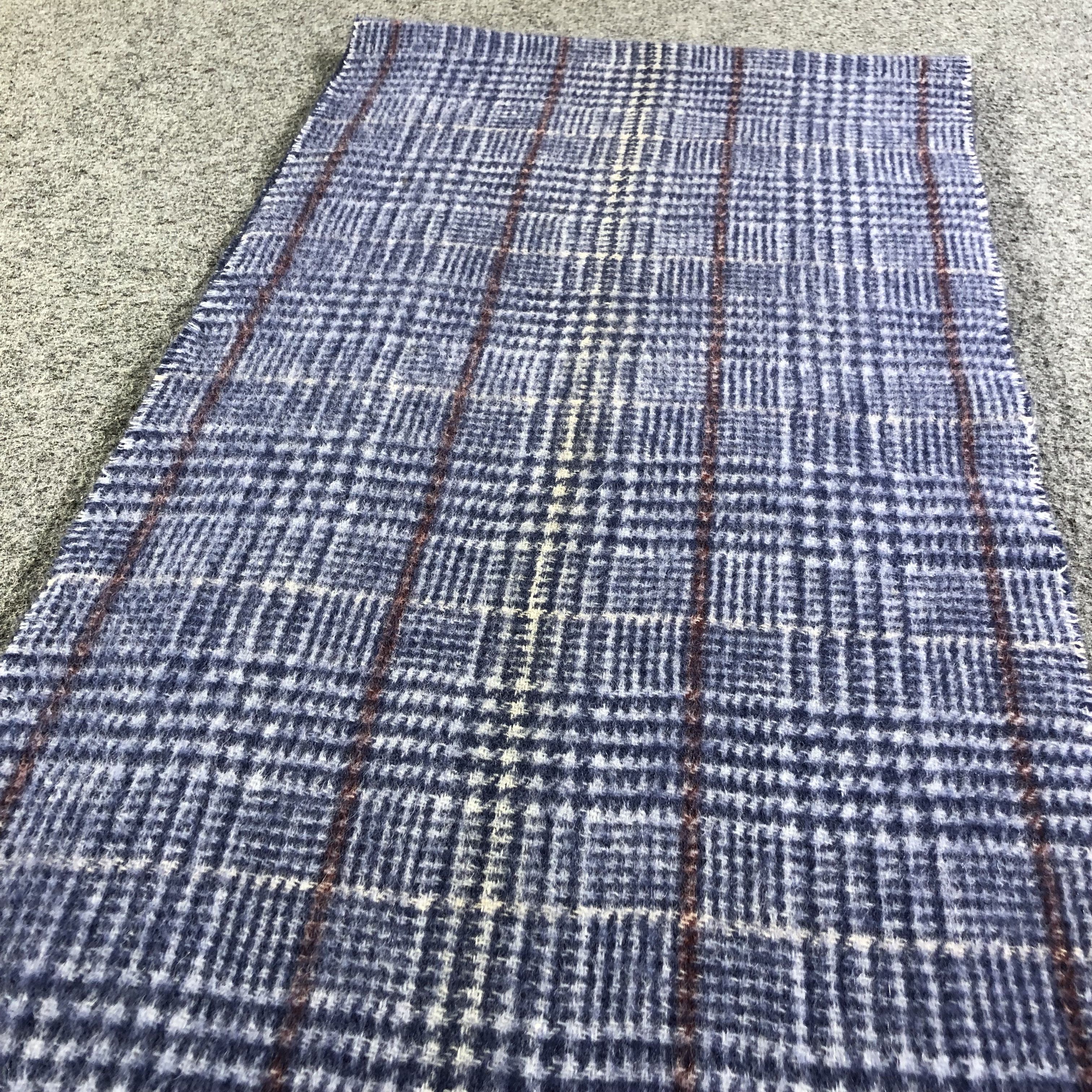 Paul Stuart Paul Stuart Gingham Wool Scarf Muffler V1277 Size ONE SIZE - 7 Thumbnail