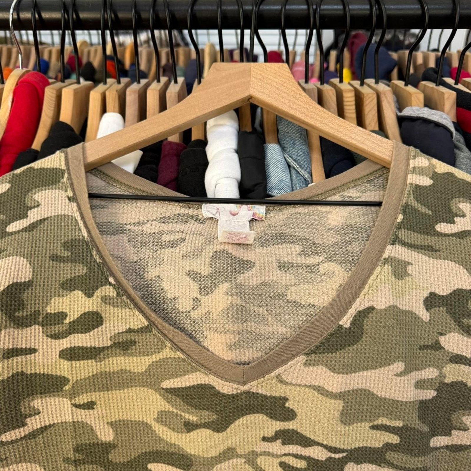 Other Vintage Y2K Women’s Ocean Pacific Camo Long Sleeve Size XXL / US 16-18 / IT 52-54 - 2 Thumbnail