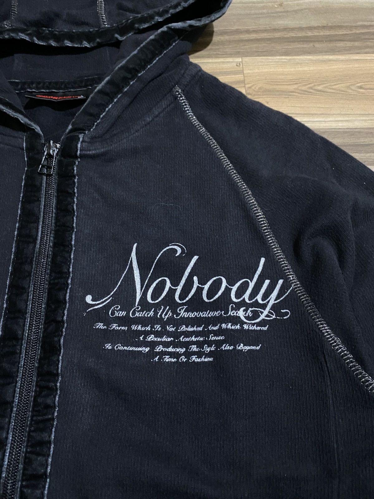Beauty Beast × Japanese Brand NOBODY CAN CATCH UP WOMEN SMOKE HOODIES Size M / US 6-8 / IT 42-44 - 5 Thumbnail