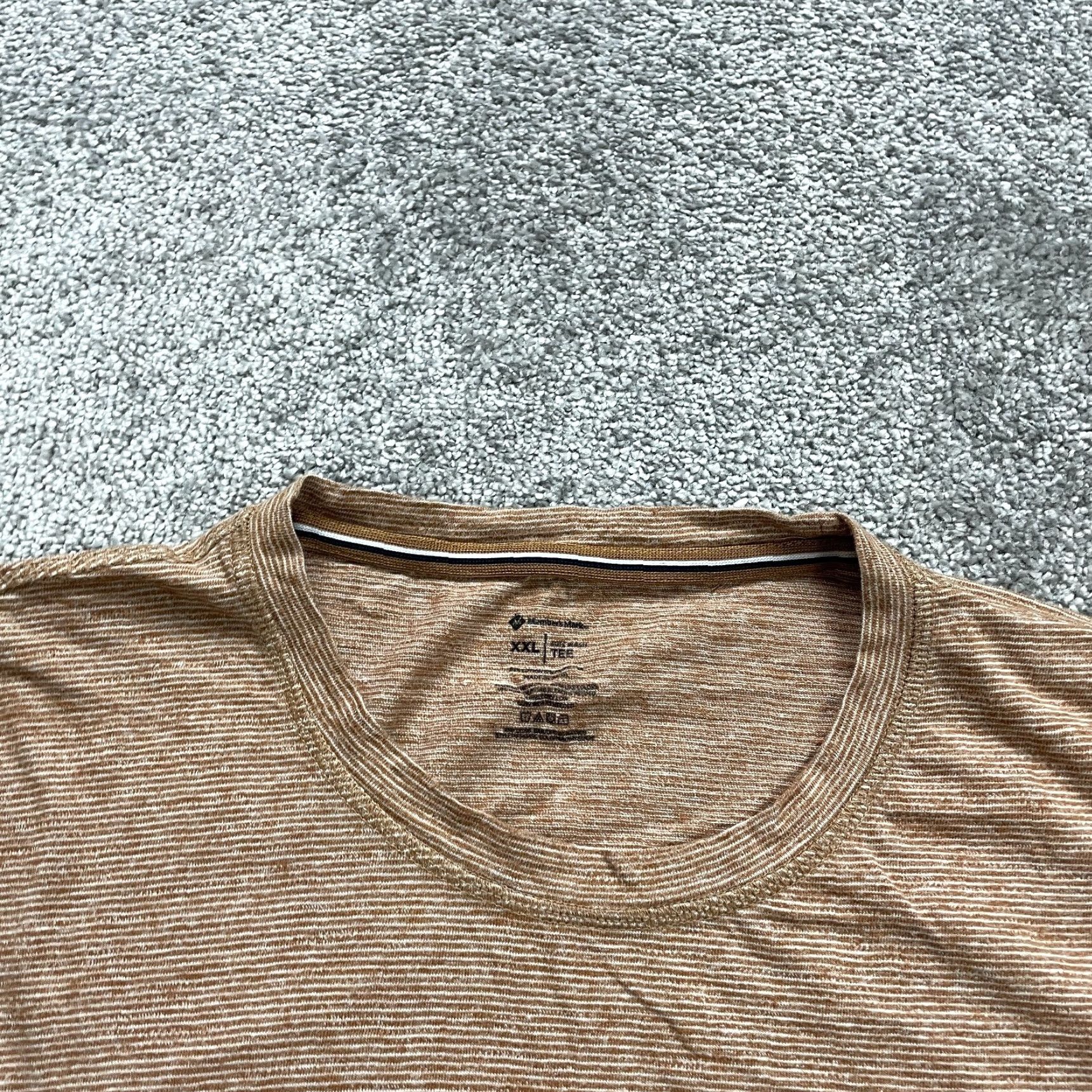 Vintage Member's Mark Soft Wash Tee T-Shirt Mens 2XL Brown Crew Neck Short Sleeve Casual Size US XXL / EU 58 / 5 - 3 Thumbnail