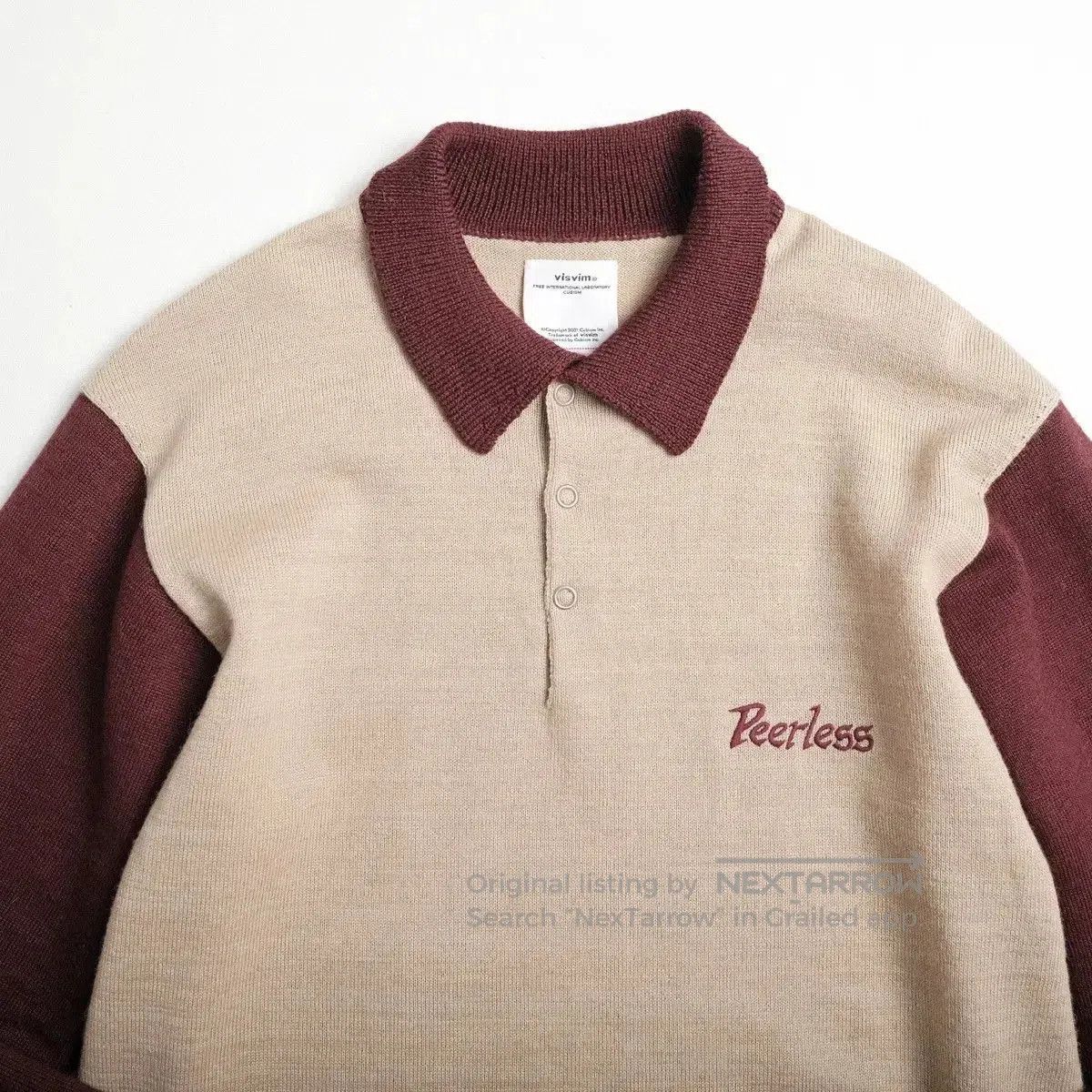 Visvim Visvim Godfrey Linen Wool Long-Sleeve Polo. Size US XL / EU 56 / 4 - 4 Thumbnail