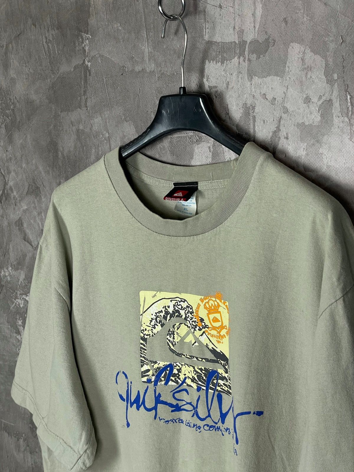 Quiksilver Vintage Quiksilver Y2K avantgarde streetwear t-shirt Size US L / EU 52-54 / 3 - 6 Thumbnail
