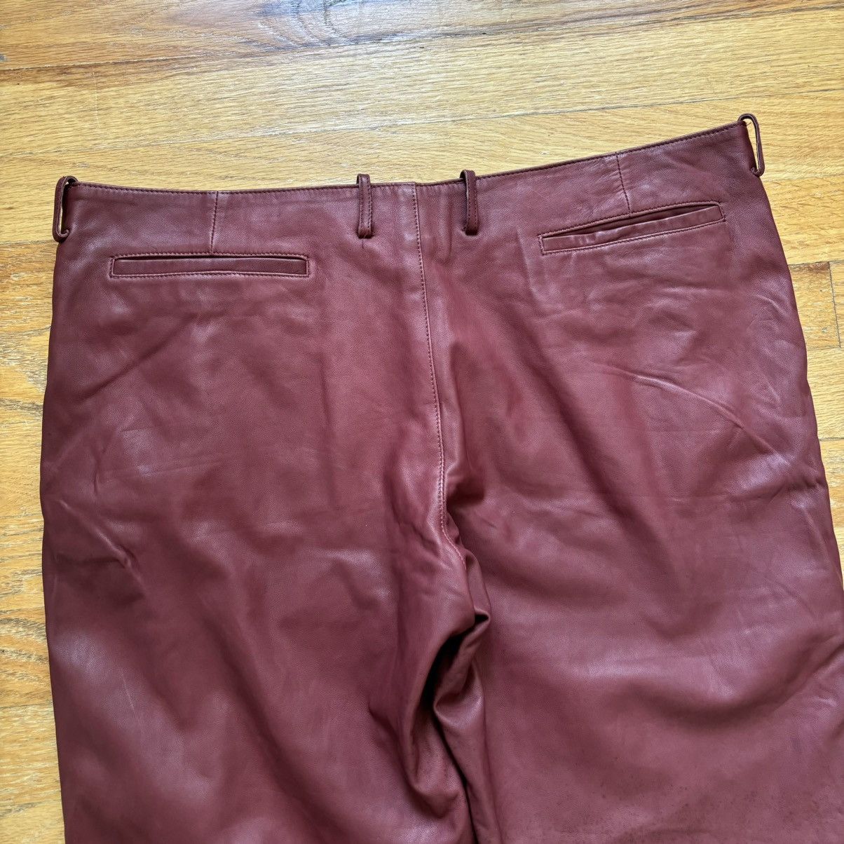 Prada SS2000 Leather Racing Pants Size US 32 / EU 48 - 7 Thumbnail