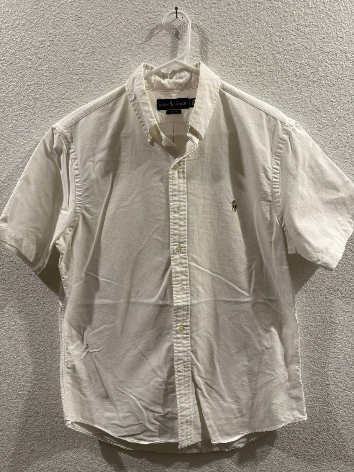 Polo Ralph Lauren Polo Ralph Lauren White Button Up Size US L / EU 52-54 / 3 - 1 Thumbnail