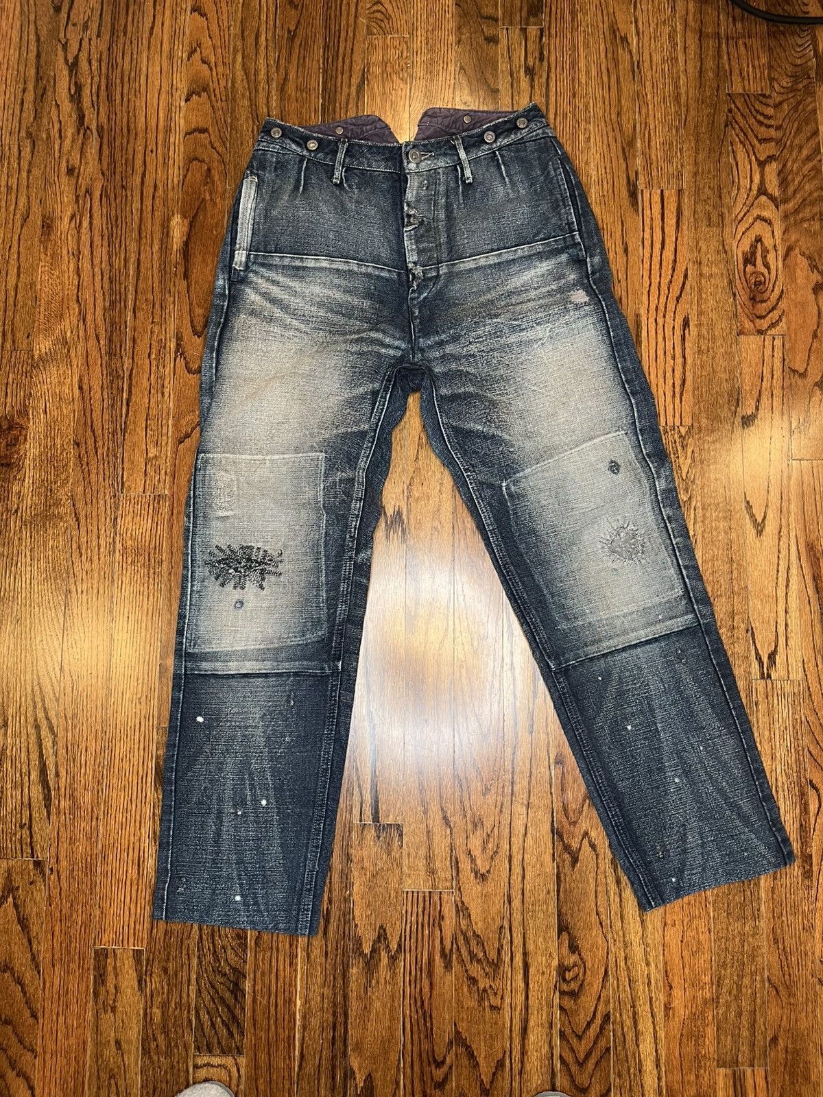 Kapital Kountry *REWORKED* high waisted jeans