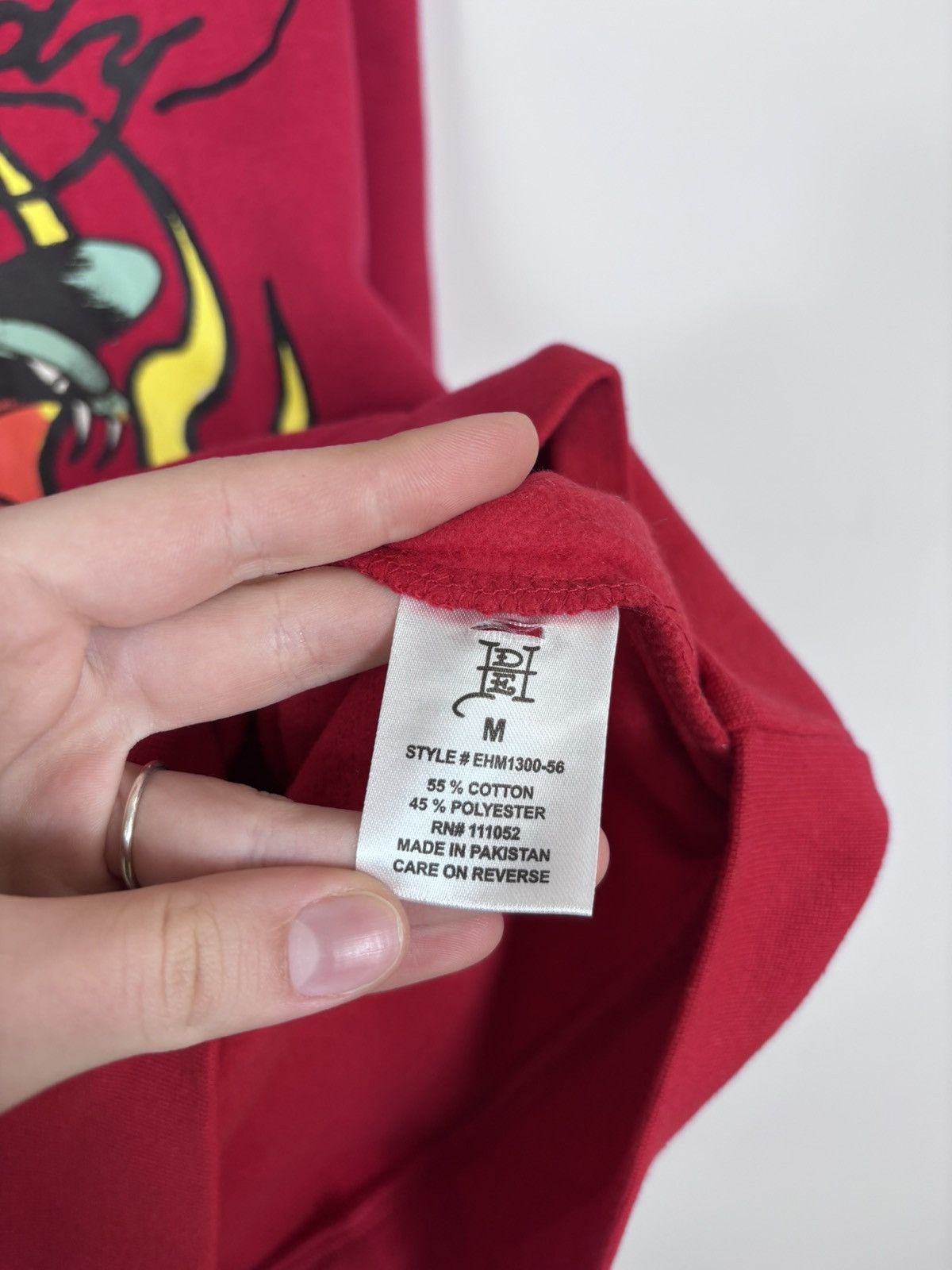 Ed Hardy Ed Hardy NWT Men’s Red Big Snake Skull Tattoo Logo Hoodie Size US M / EU 48-50 / 2 - 15 Thumbnail
