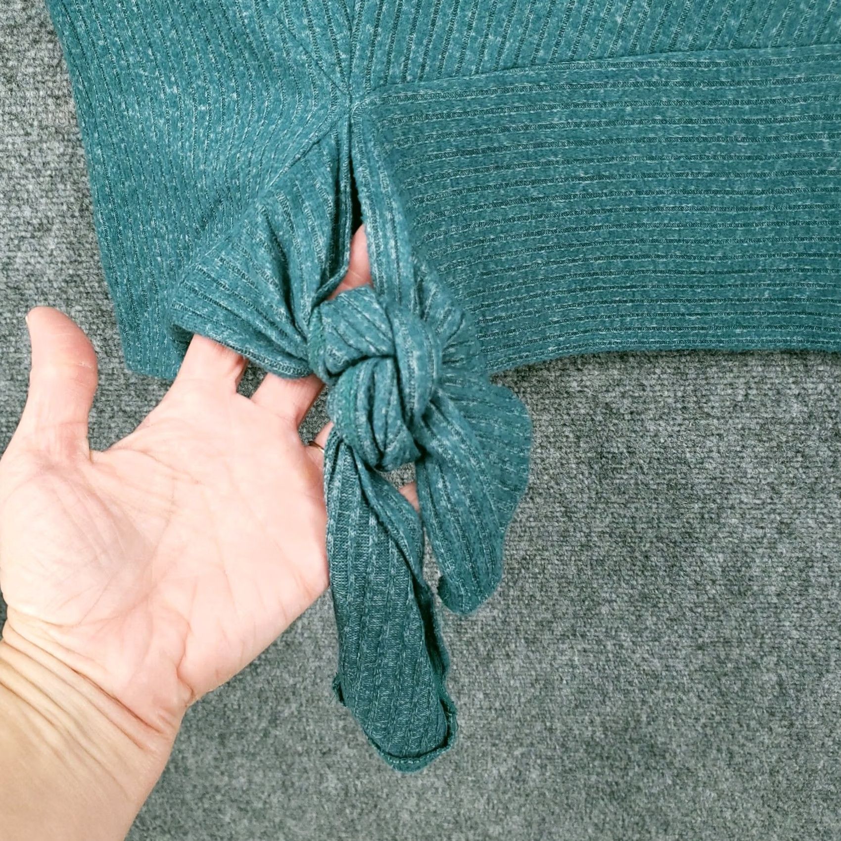Vintage Simply Vera Vera Wang Sweater Womens XL Blue Green Round Neck Tie Long Sleeve Size XL / US 12-14 / IT 48-50 - 7 Thumbnail