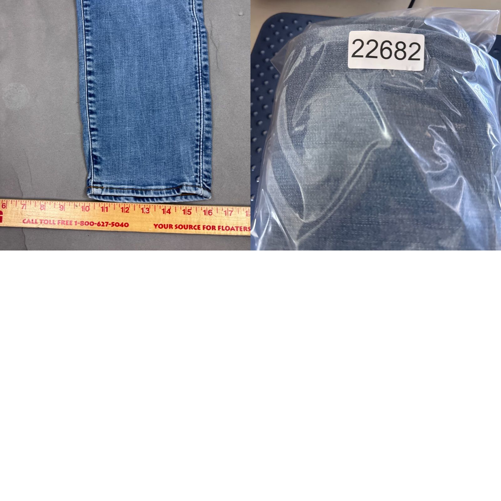 G-Star G Star Raw Jeans Mens 30x32 Blue 3301 Relaxed Button Fly Faded Pants Repaired Jeans Size US 30 / EU 46 - 11 Thumbnail