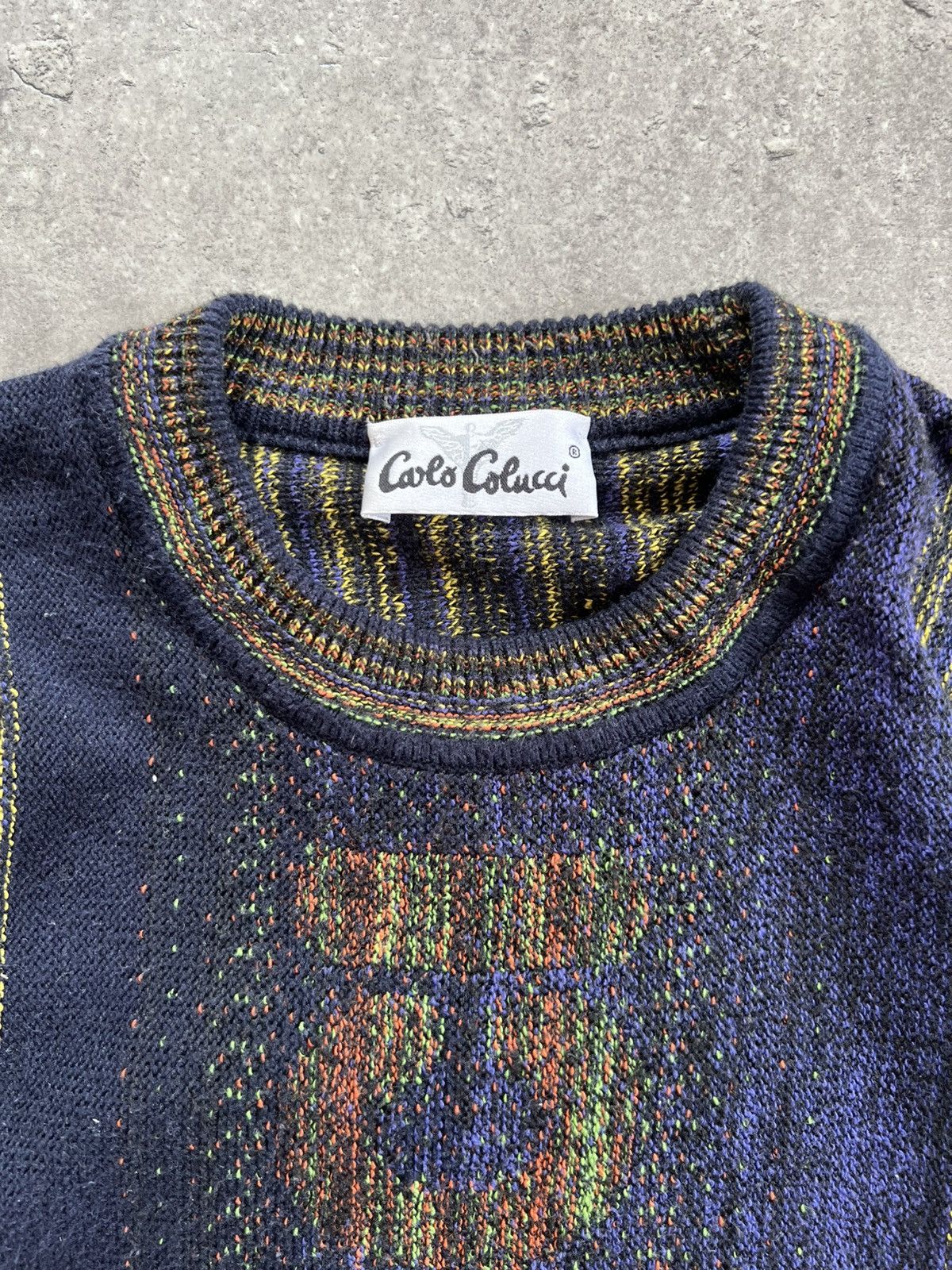Carlo Colucci Carlo Colucci Coogi Style Sweater 90s Biggie Knit Vintage Size US XL / EU 56 / 4 - 11 Thumbnail
